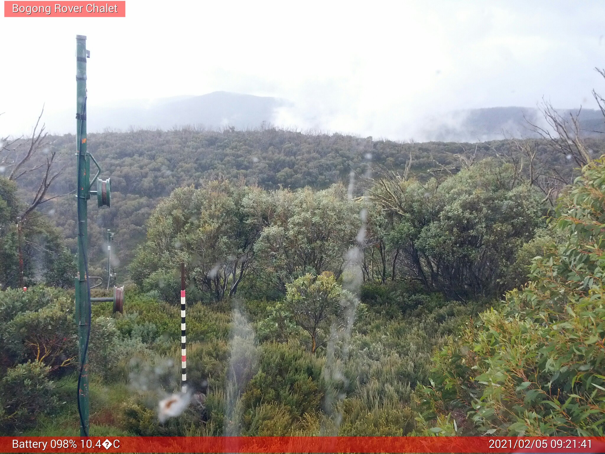 Bogong Web Cam 9:21am Friday 5th of February 2021