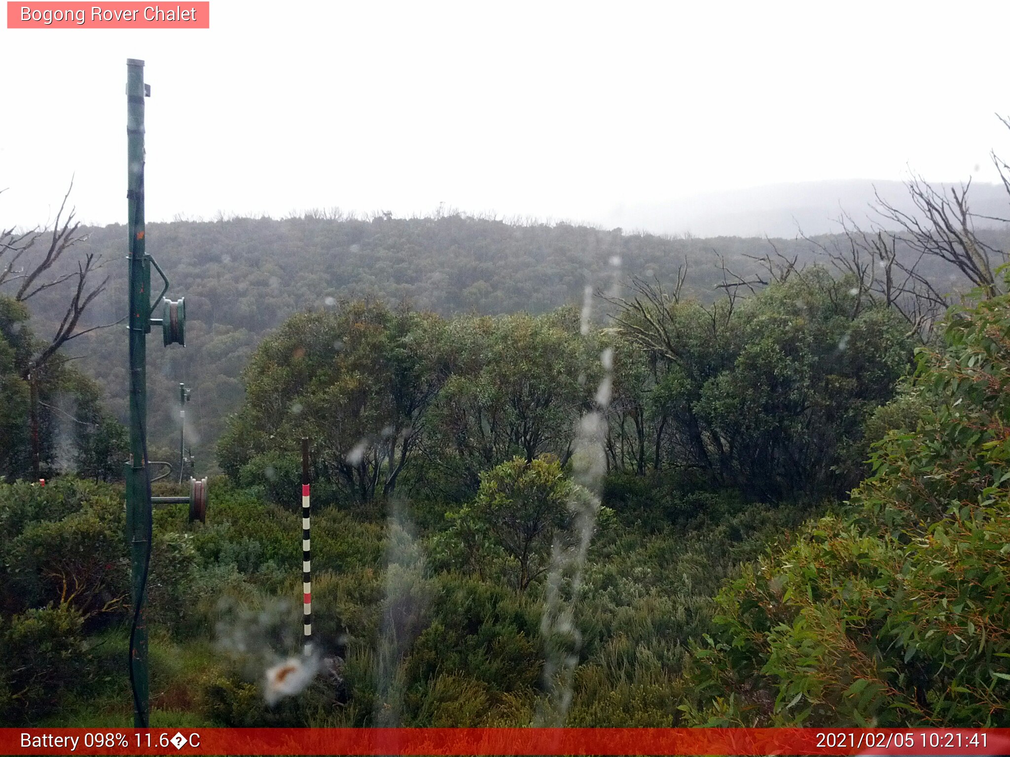 Bogong Web Cam 10:21am Friday 5th of February 2021