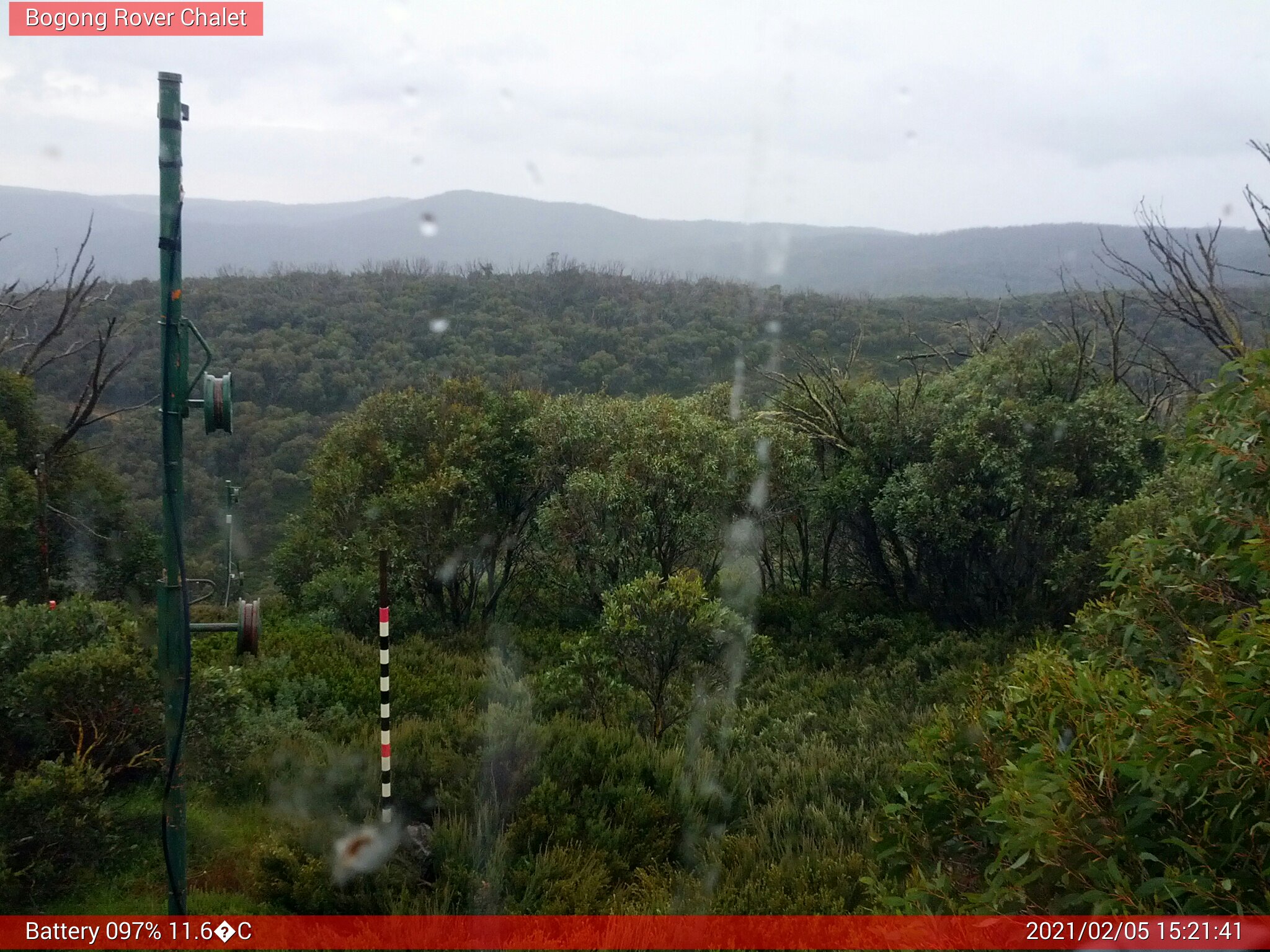 Bogong Web Cam 3:21pm Friday 5th of February 2021