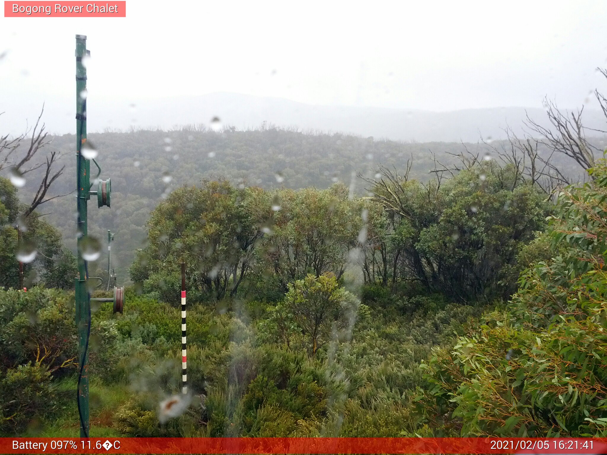 Bogong Web Cam 4:21pm Friday 5th of February 2021