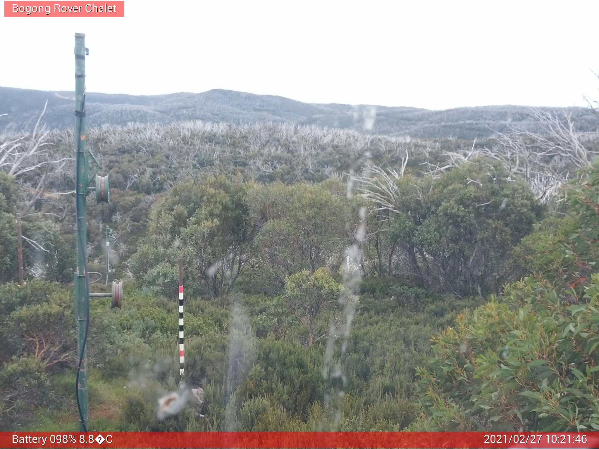 Bogong Web Cam 10:21am Saturday 27th of February 2021