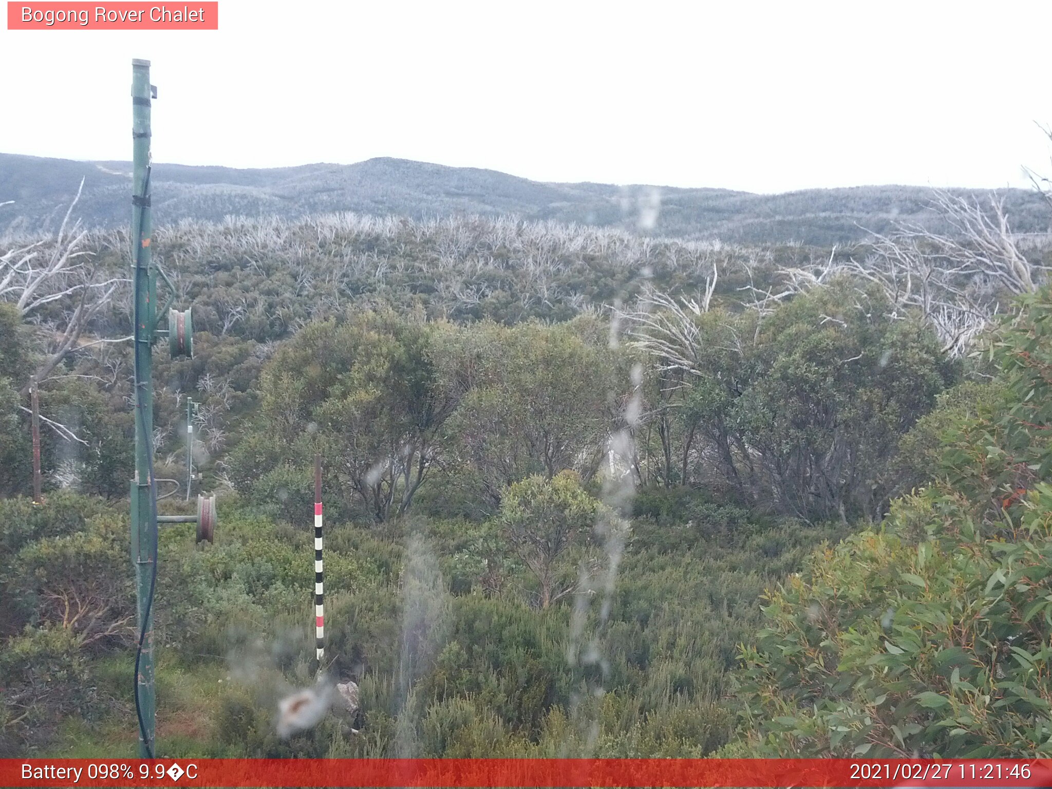 Bogong Web Cam 11:21am Saturday 27th of February 2021