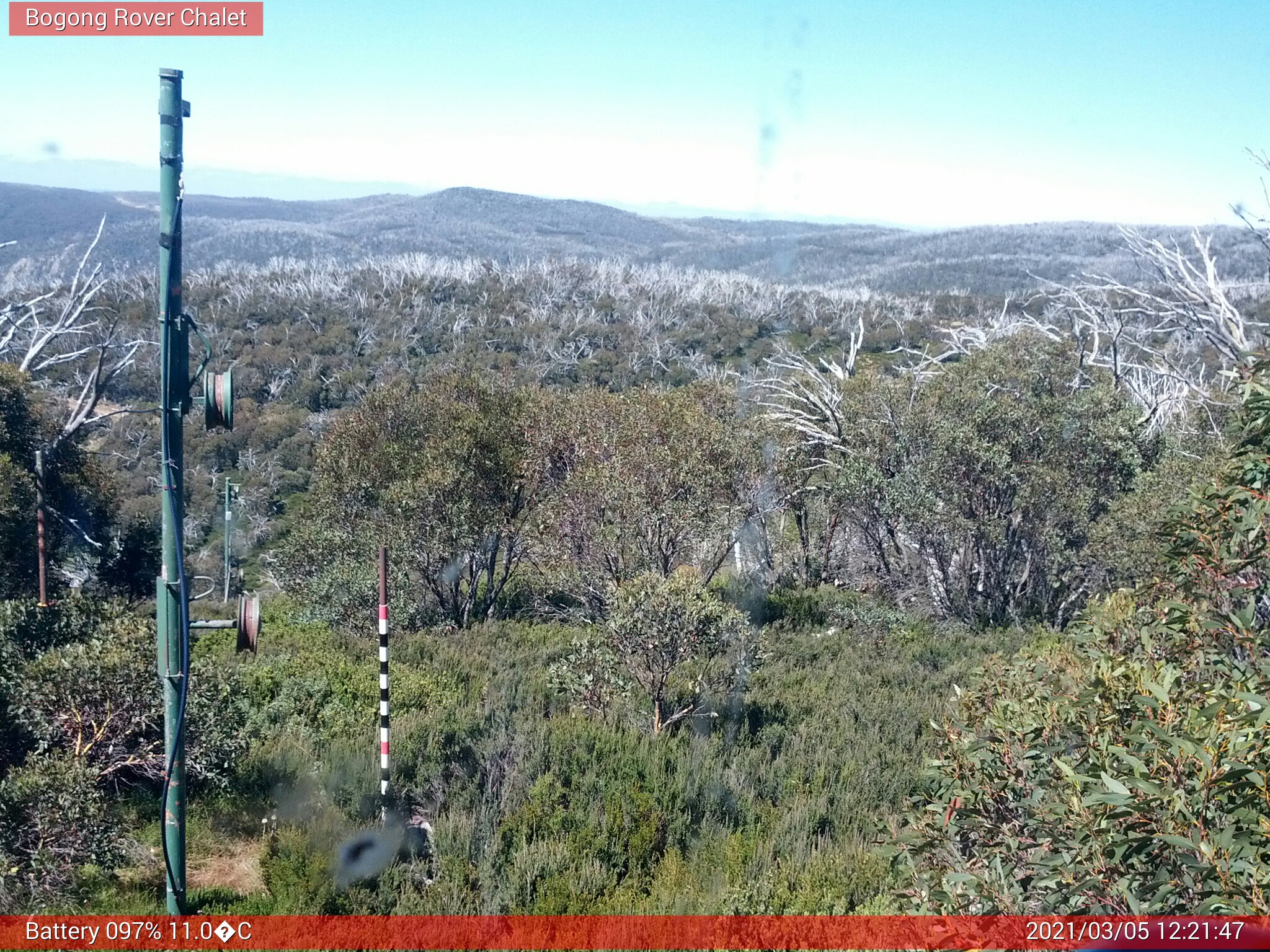 Bogong Web Cam 12:21pm Friday 5th of March 2021