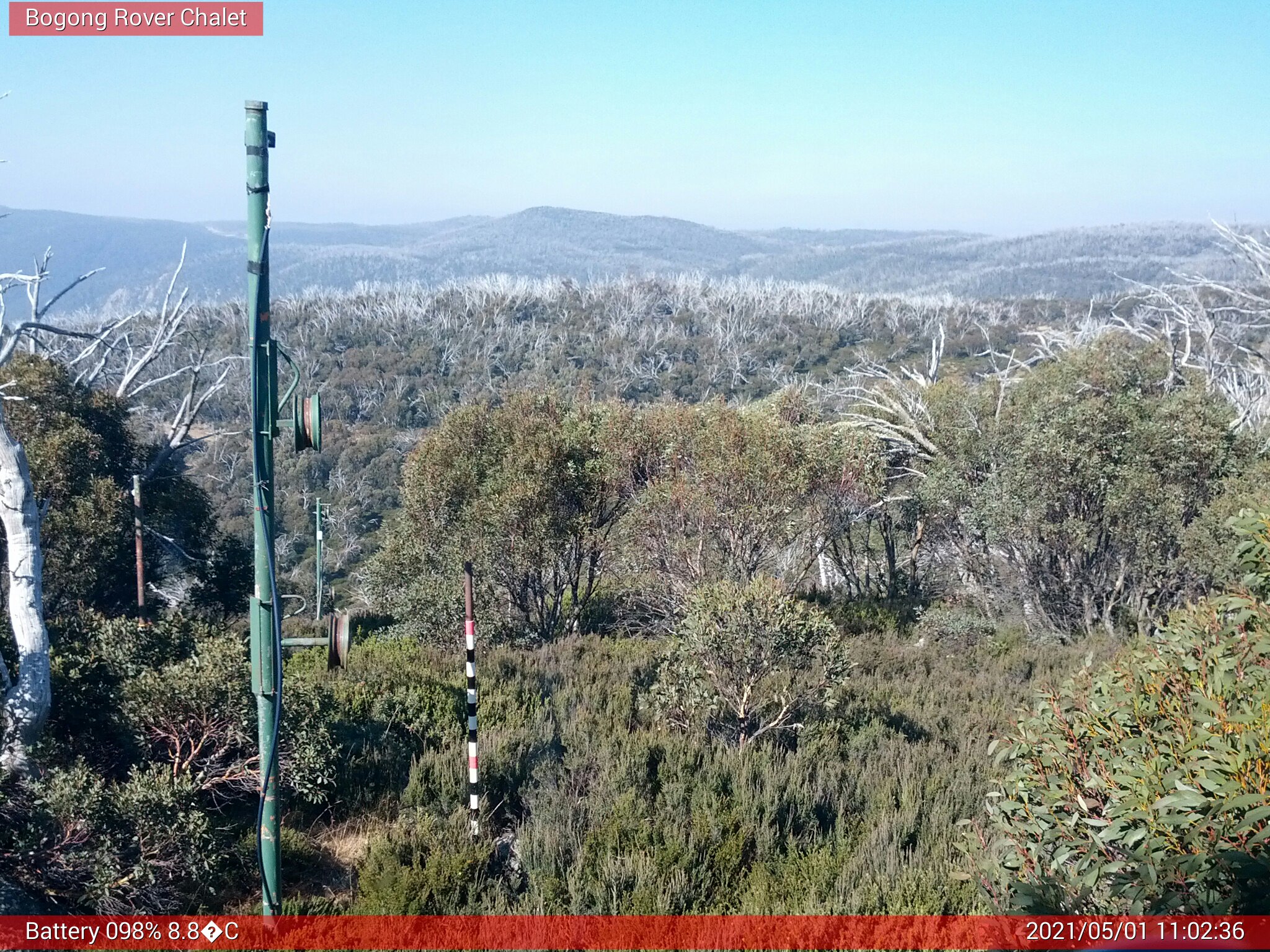 Bogong Web Cam 11:02am Saturday 1st of May 2021