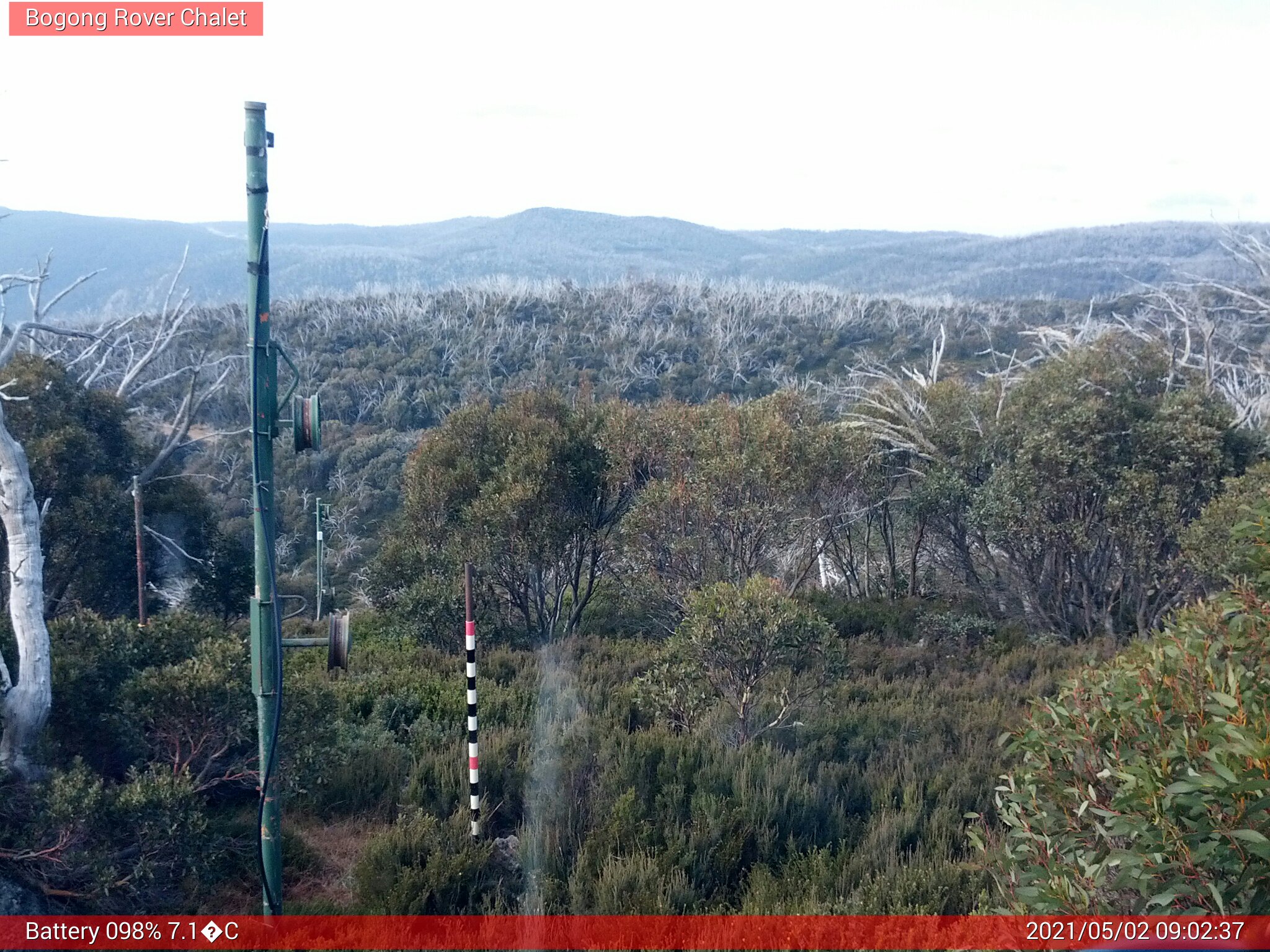 Bogong Web Cam 9:02am Sunday 2nd of May 2021