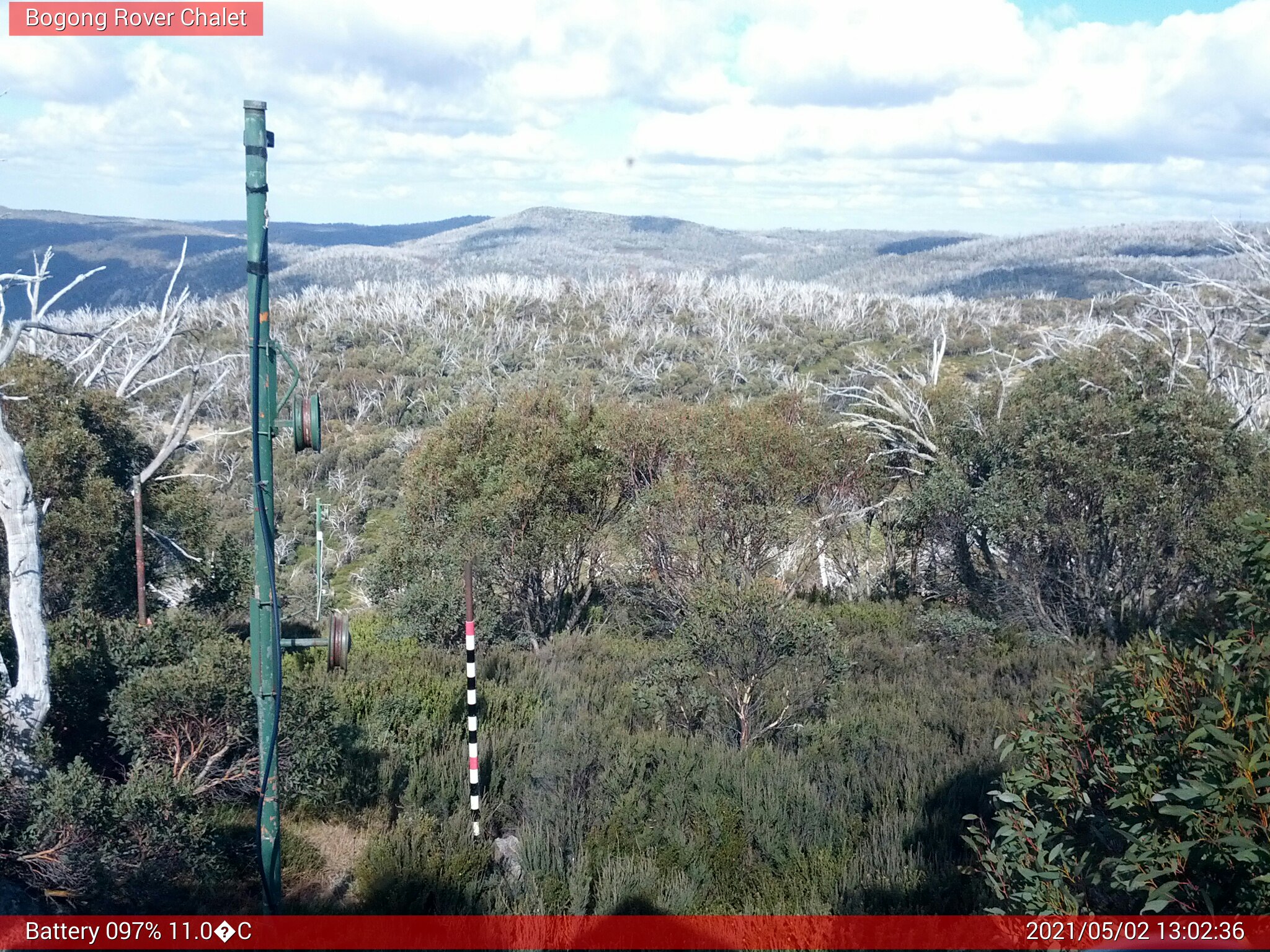 Bogong Web Cam 1:02pm Sunday 2nd of May 2021