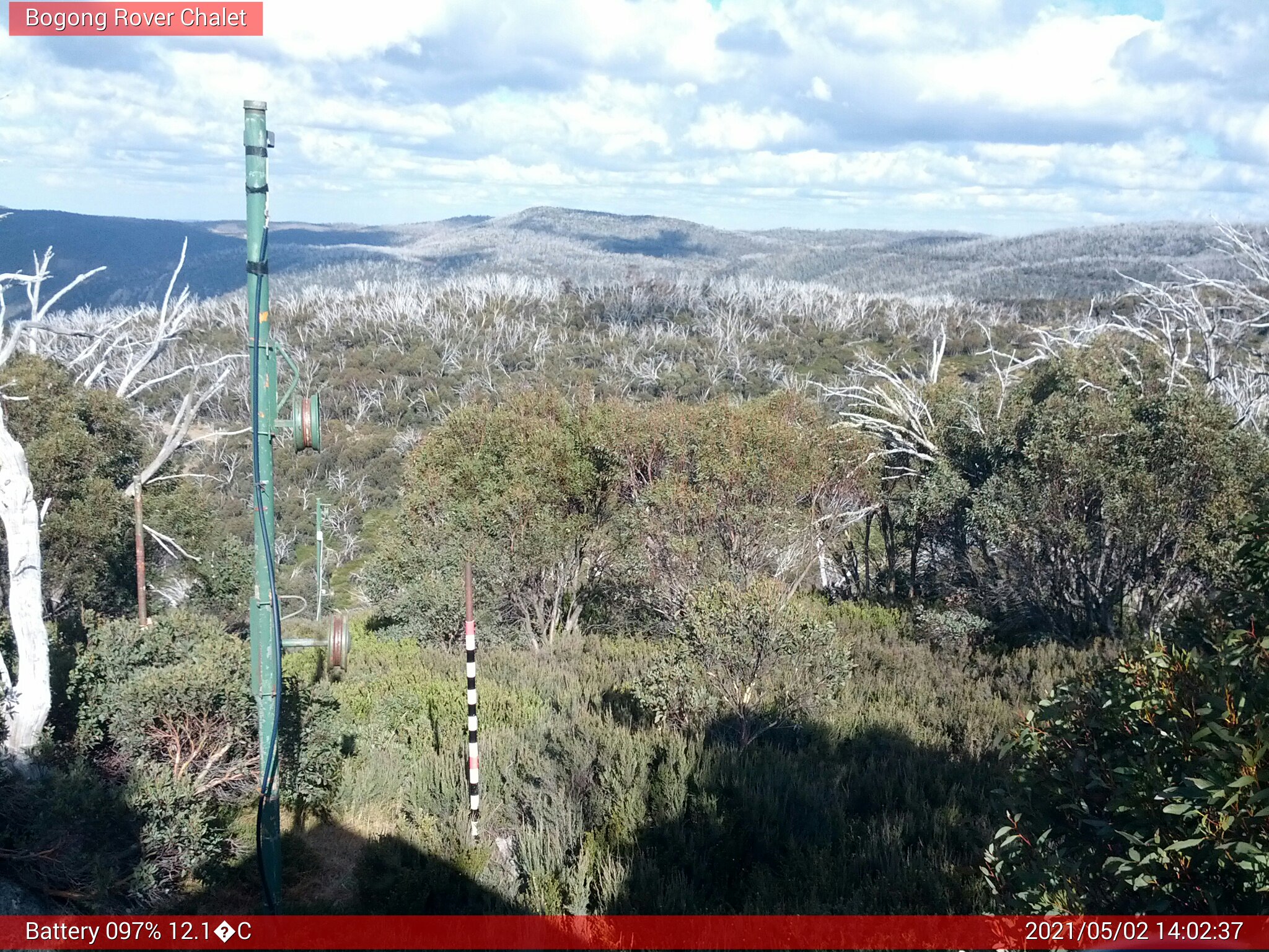 Bogong Web Cam 2:02pm Sunday 2nd of May 2021