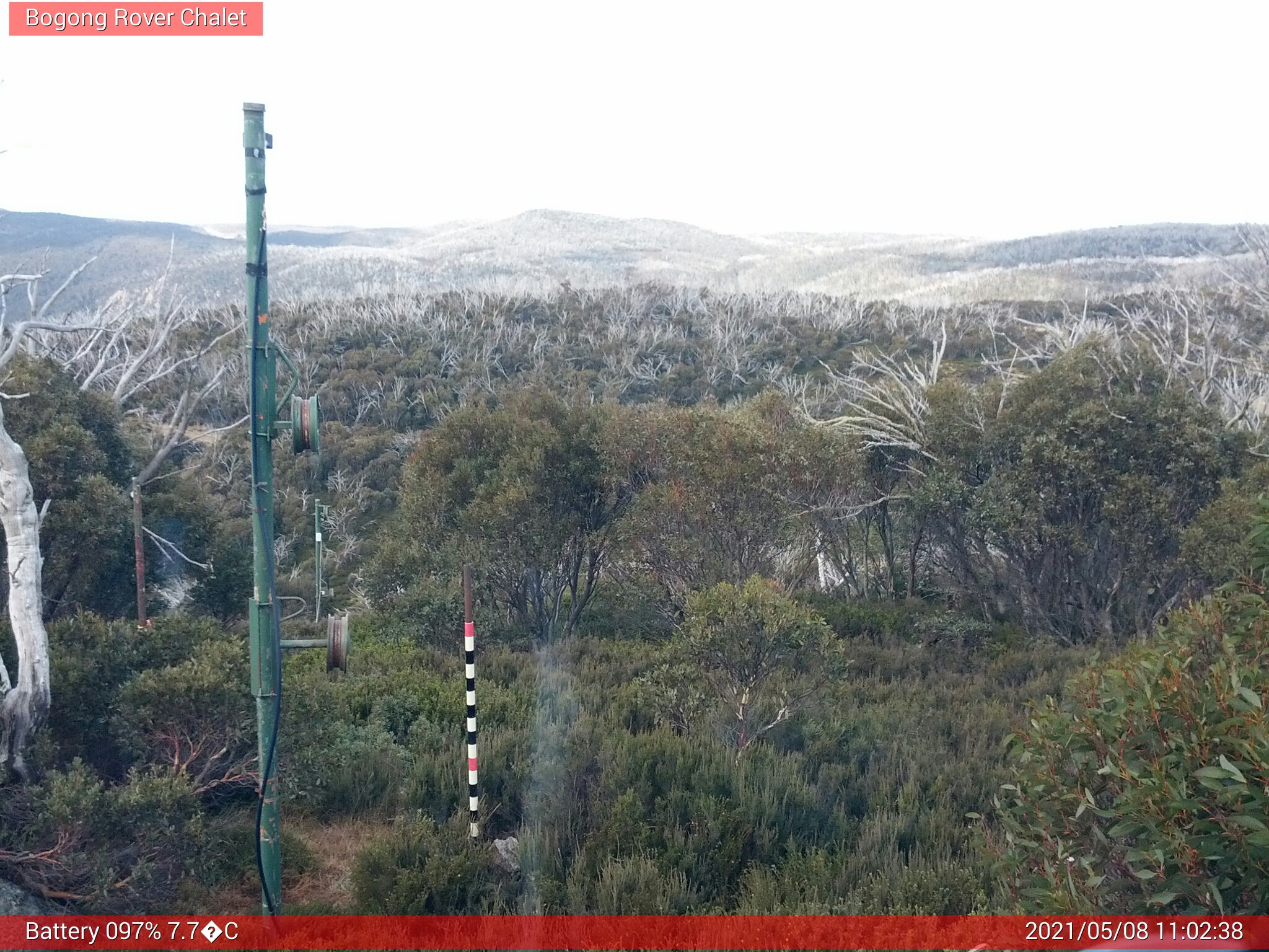 Bogong Web Cam 11:02am Saturday 8th of May 2021