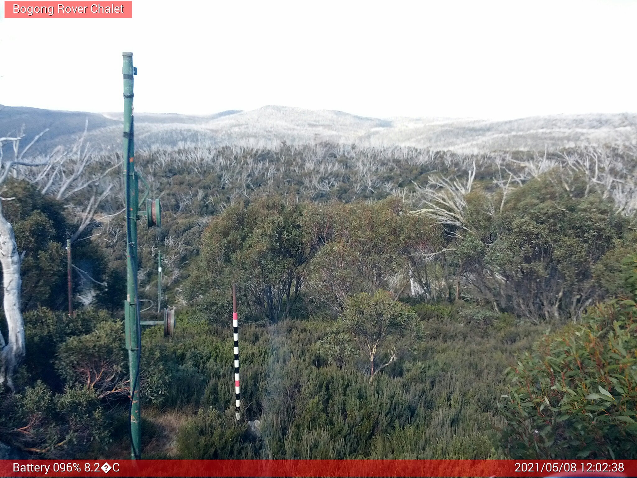 Bogong Web Cam 12:02pm Saturday 8th of May 2021