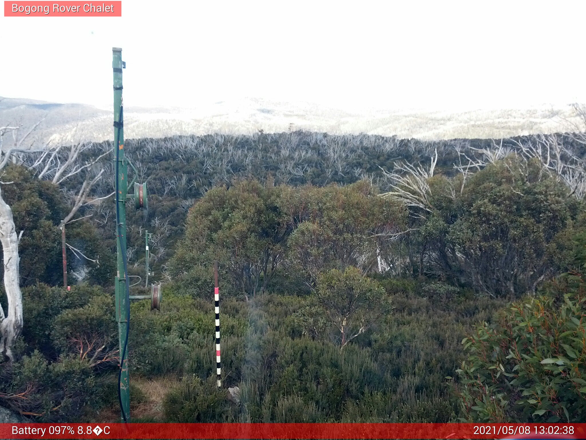 Bogong Web Cam 1:02pm Saturday 8th of May 2021