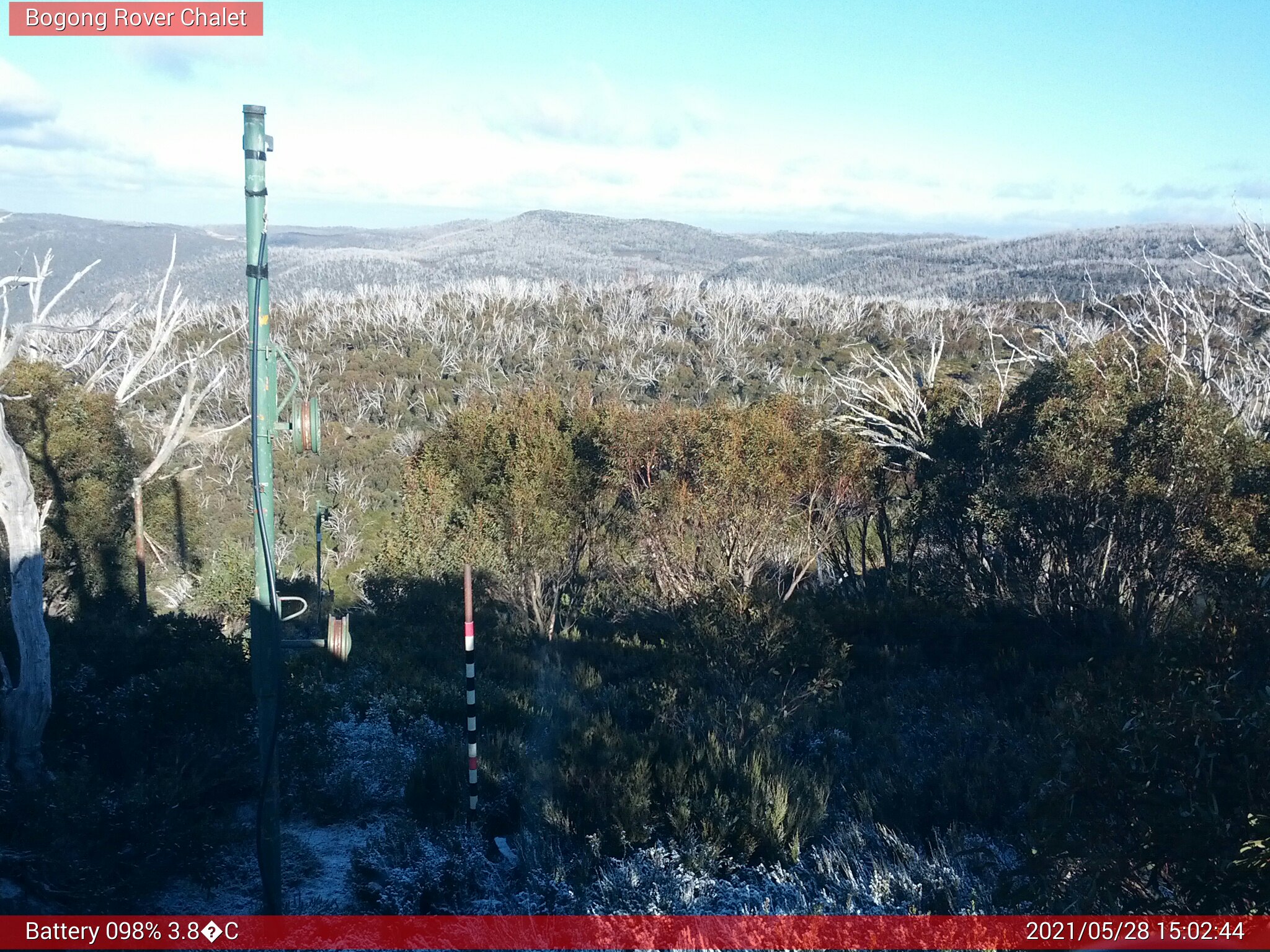 Bogong Web Cam 3:02pm Friday 28th of May 2021