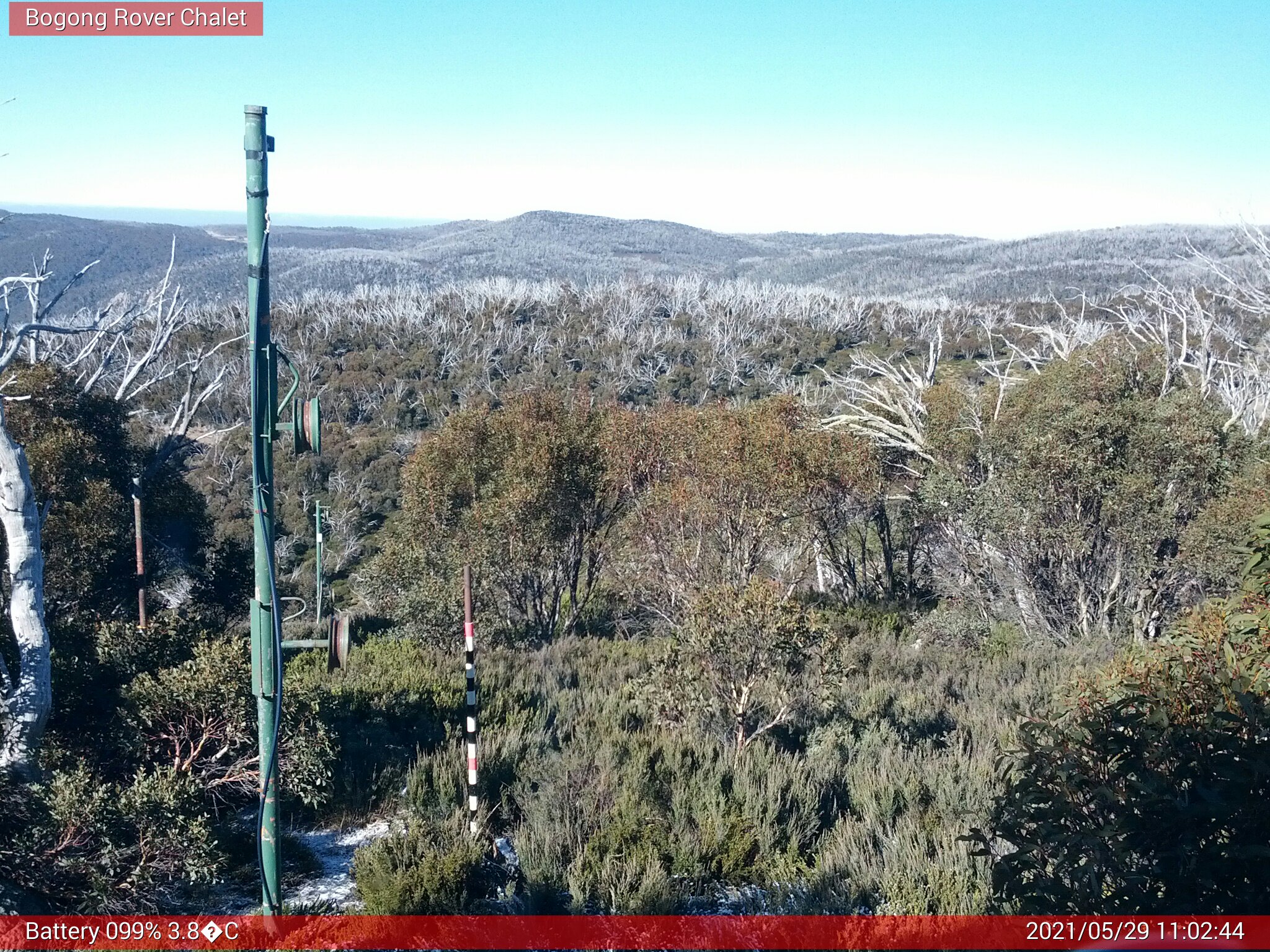 Bogong Web Cam 11:02am Saturday 29th of May 2021