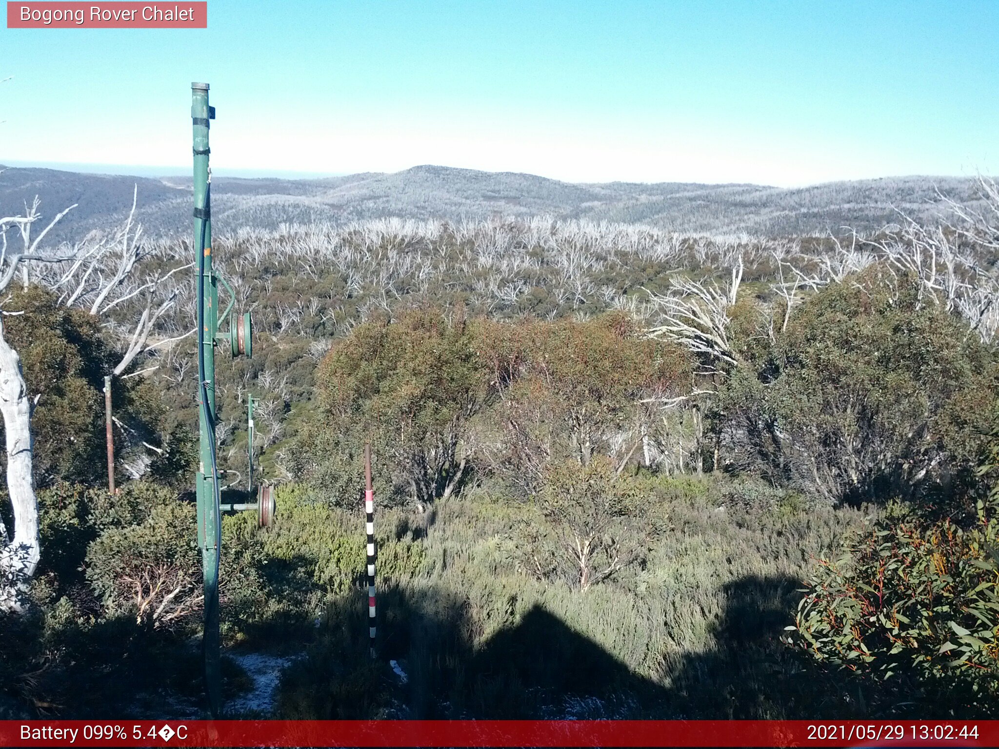 Bogong Web Cam 1:02pm Saturday 29th of May 2021