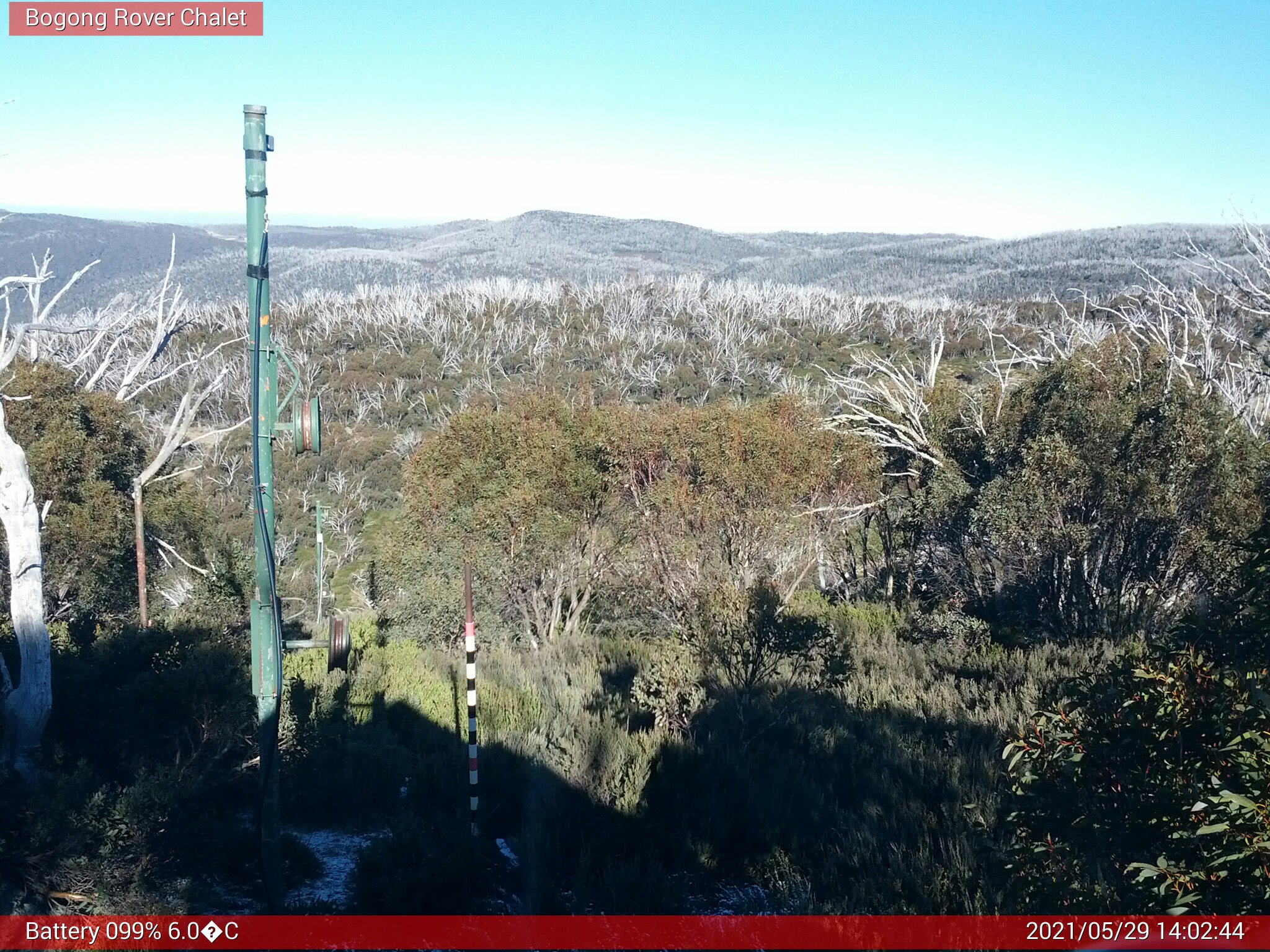 Bogong Web Cam 2:02pm Saturday 29th of May 2021