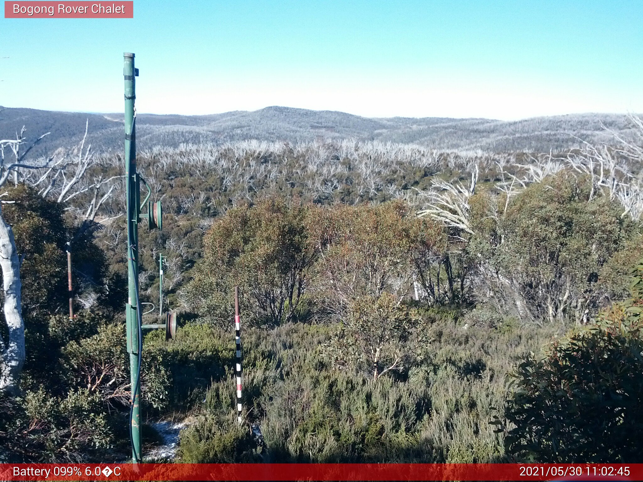 Bogong Web Cam 11:02am Sunday 30th of May 2021