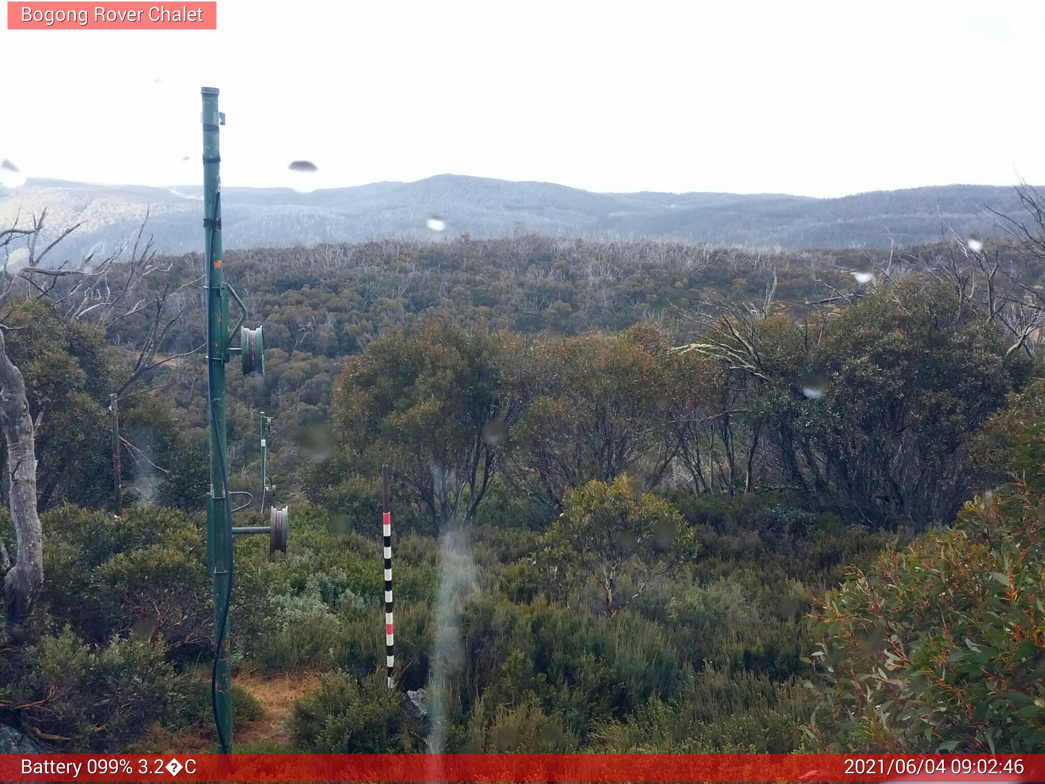 Bogong Web Cam 9:02am Friday 4th of June 2021