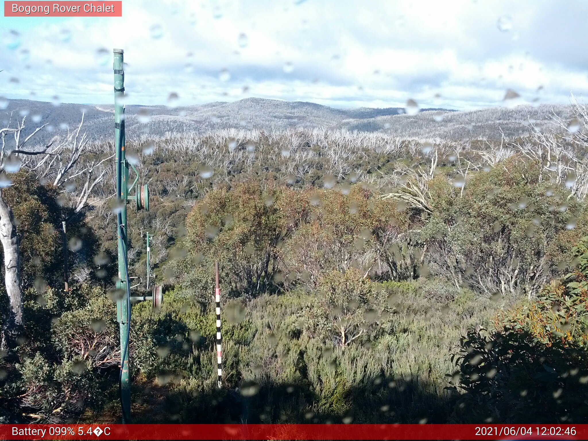 Bogong Web Cam 12:02pm Friday 4th of June 2021