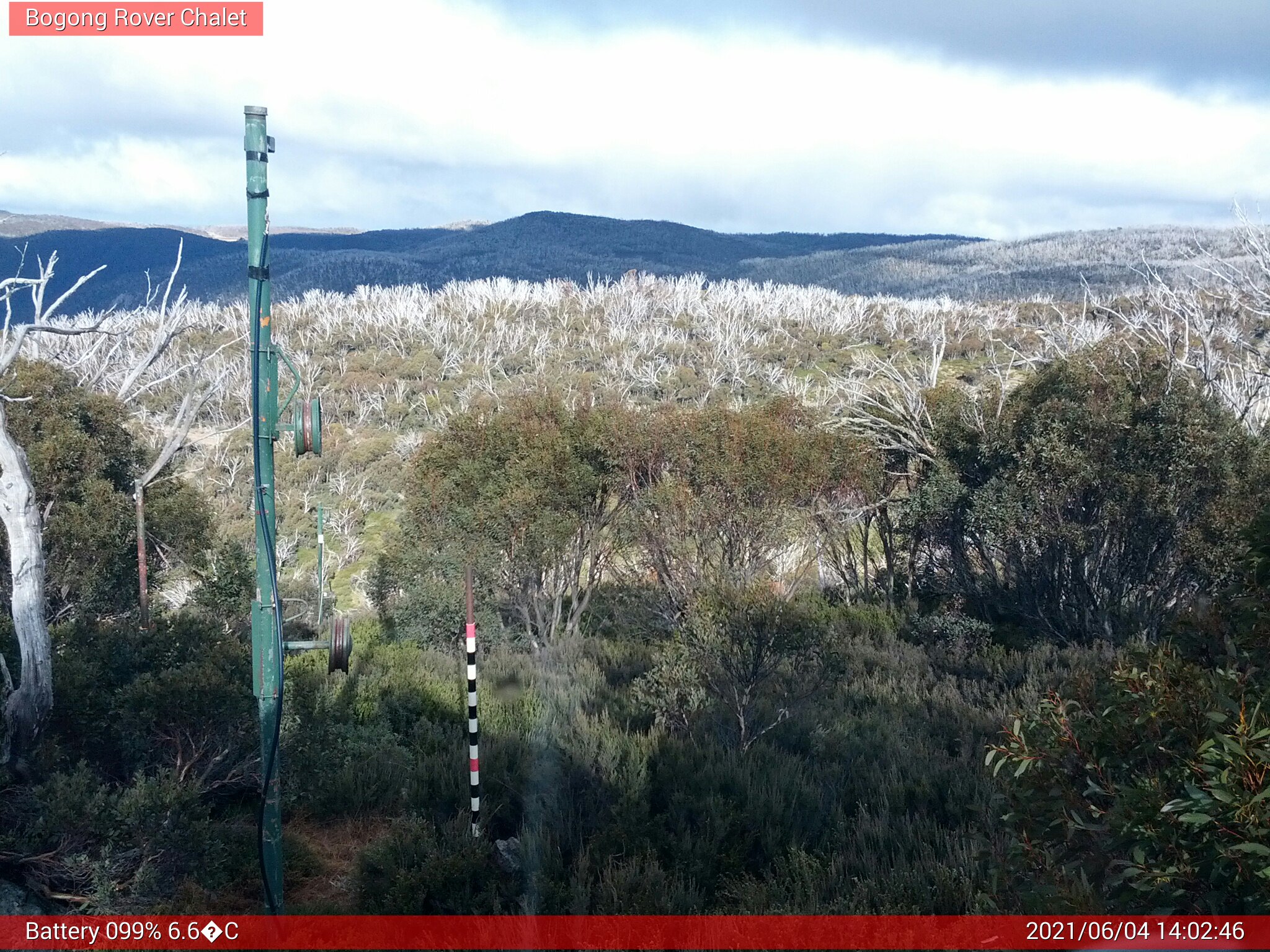 Bogong Web Cam 2:02pm Friday 4th of June 2021