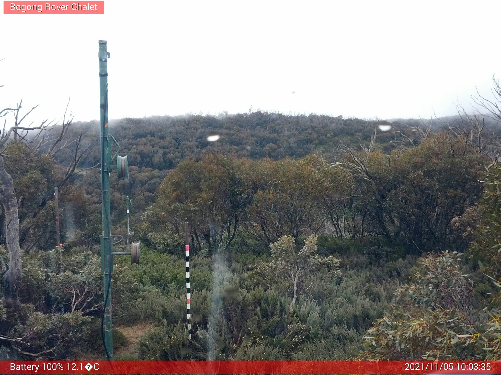 Bogong Web Cam 10:03am Friday 5th of November 2021