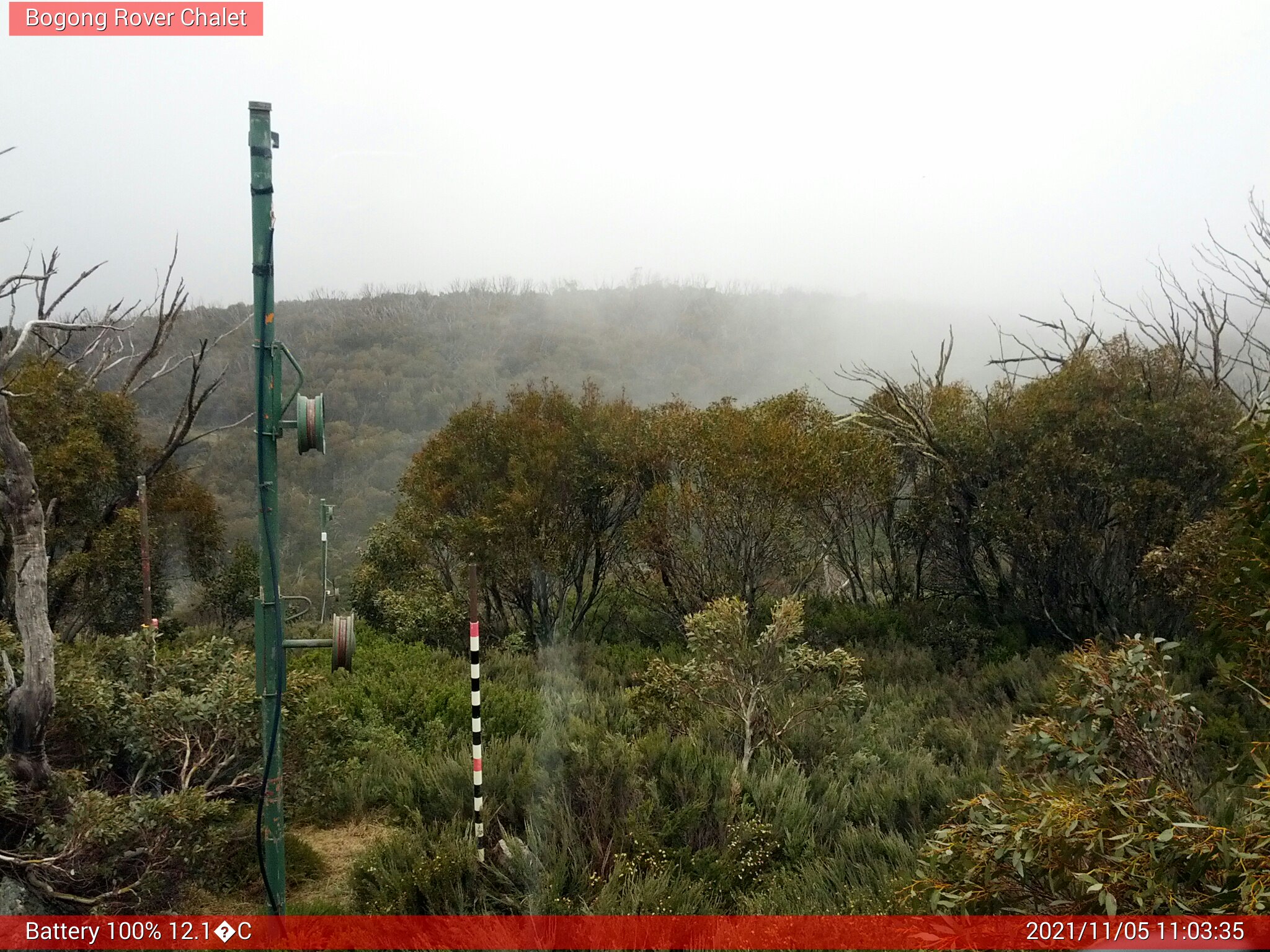 Bogong Web Cam 11:03am Friday 5th of November 2021