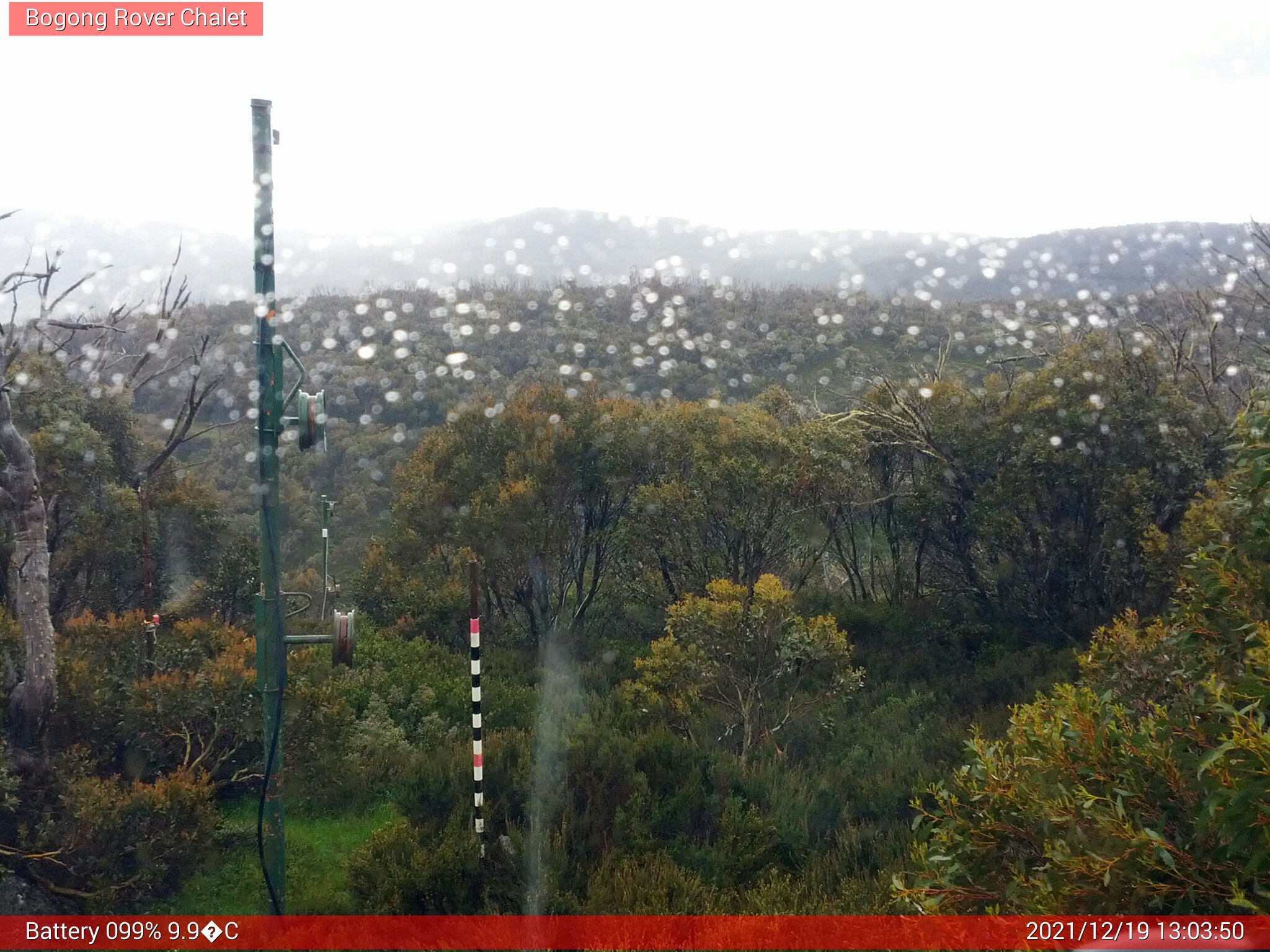 Bogong Web Cam 1:03pm Sunday 19th of December 2021