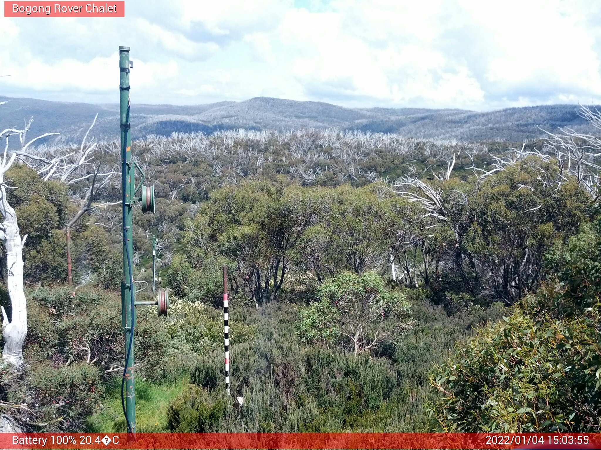 Bogong Web Cam 3:03pm Tuesday 4th of January 2022