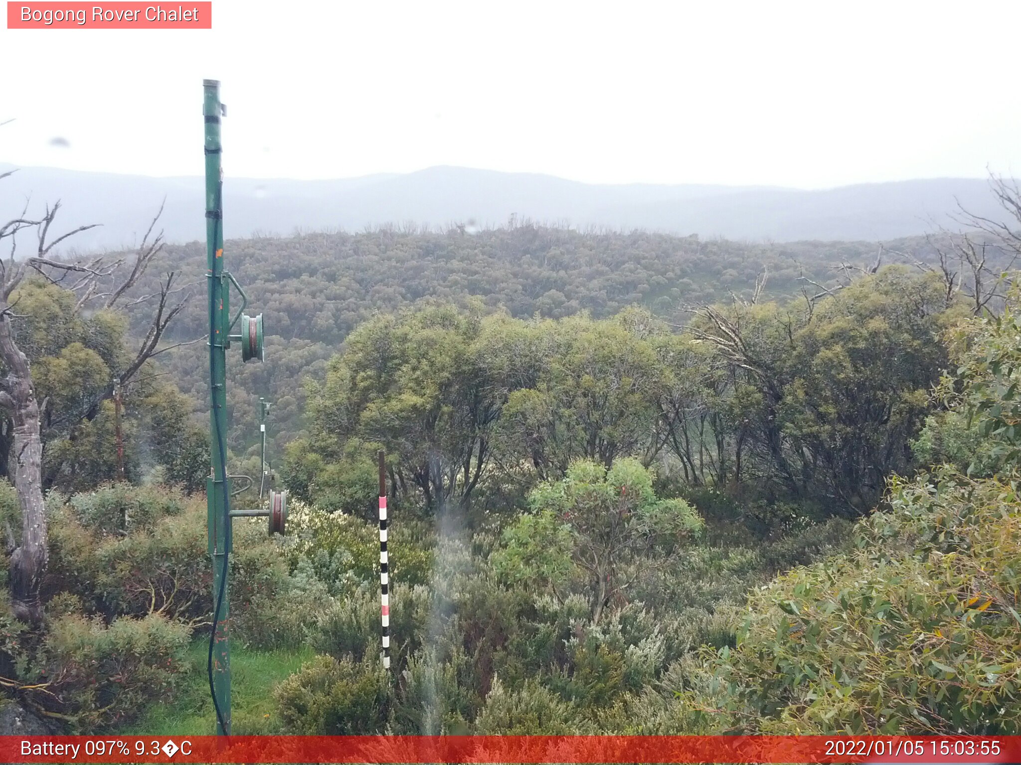 Bogong Web Cam 3:03pm Wednesday 5th of January 2022