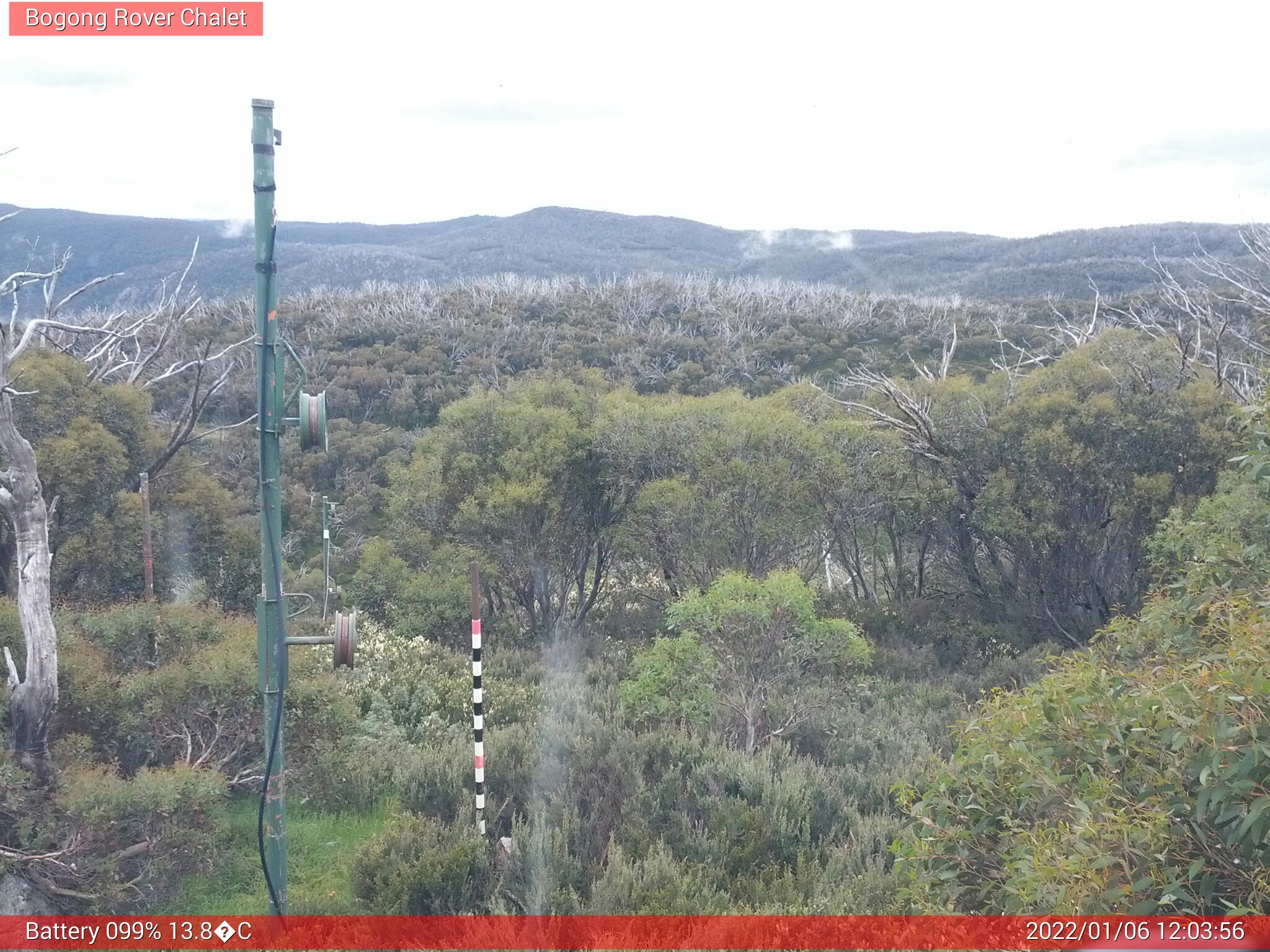 Bogong Web Cam 12:03pm Thursday 6th of January 2022