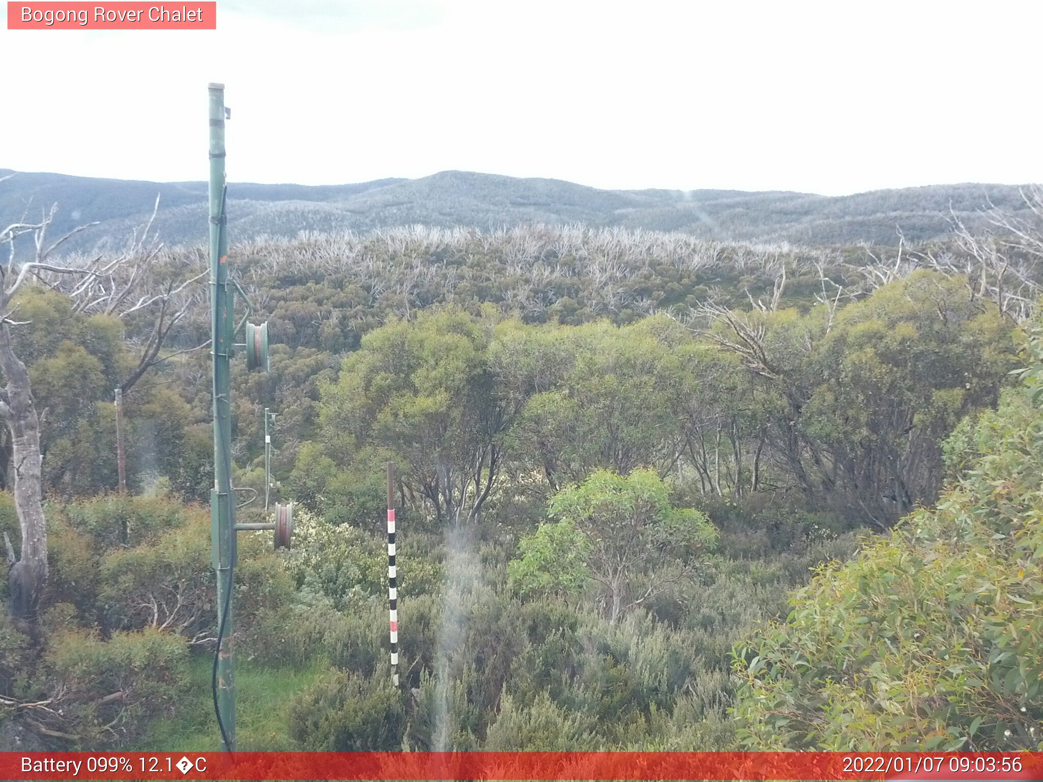 Bogong Web Cam 9:03am Friday 7th of January 2022