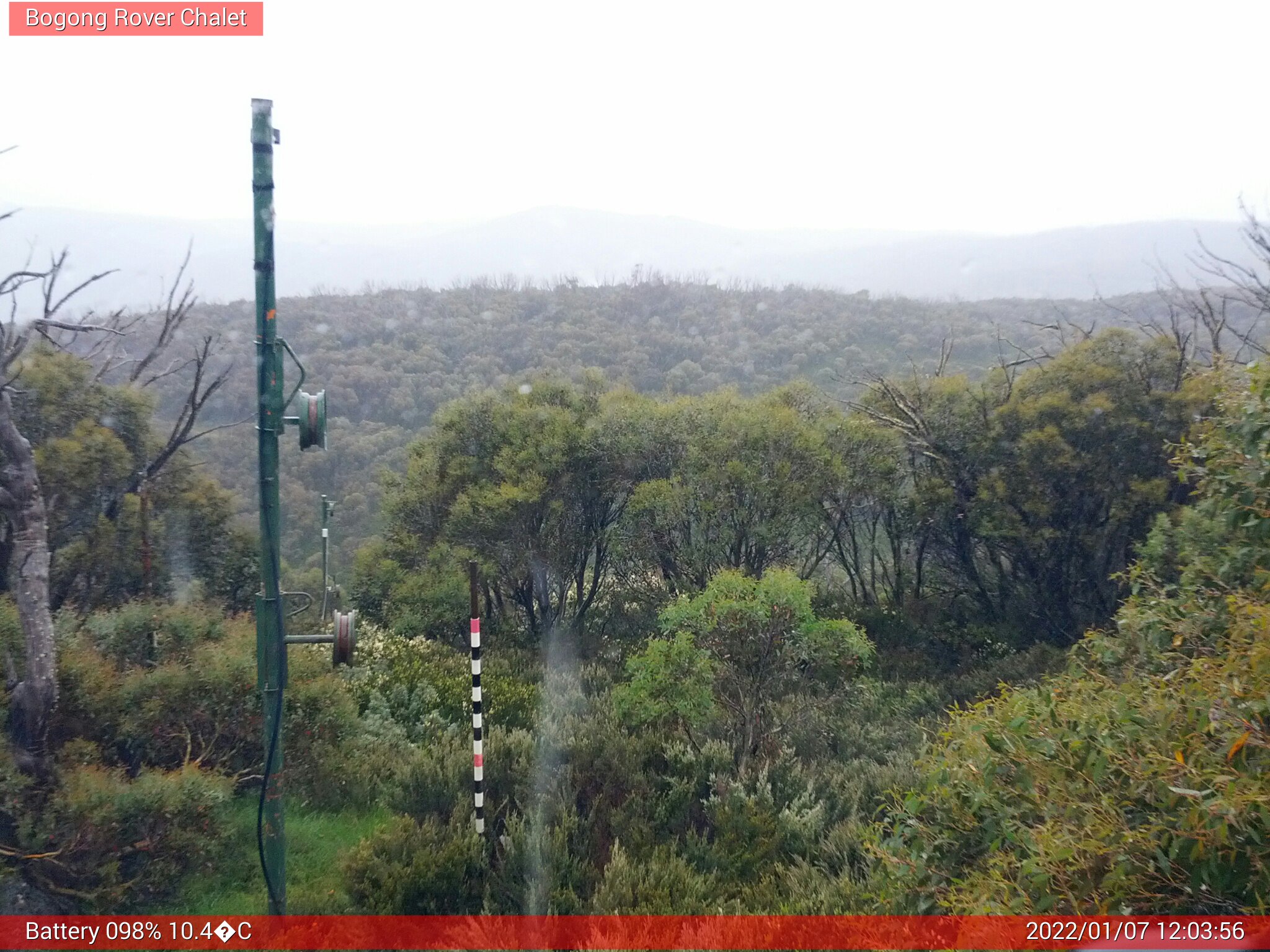 Bogong Web Cam 12:03pm Friday 7th of January 2022