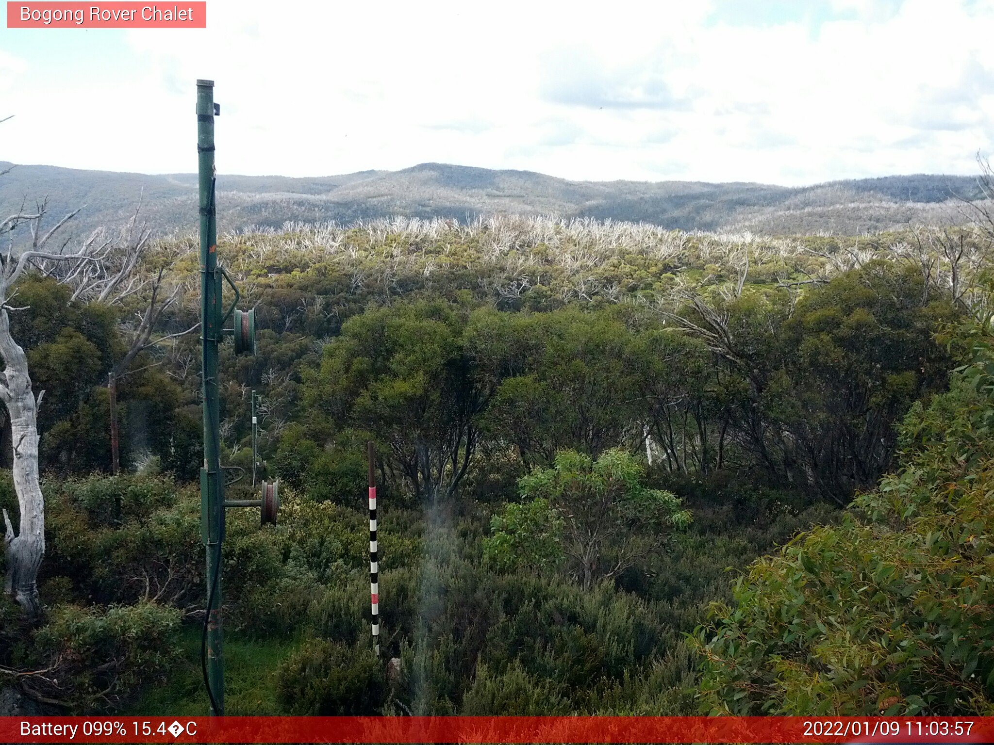 Bogong Web Cam 11:03am Sunday 9th of January 2022