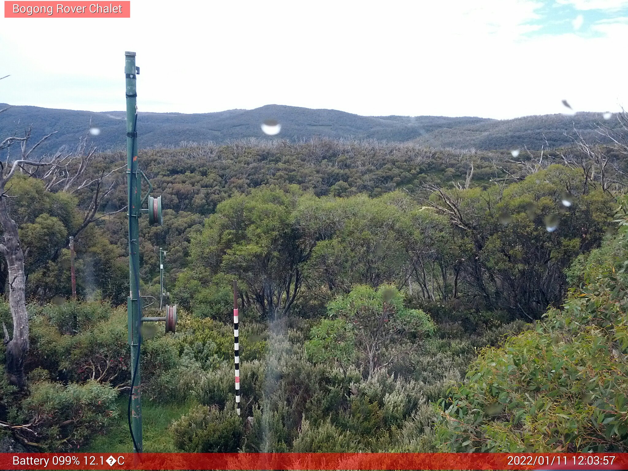 Bogong Web Cam 12:03pm Tuesday 11th of January 2022