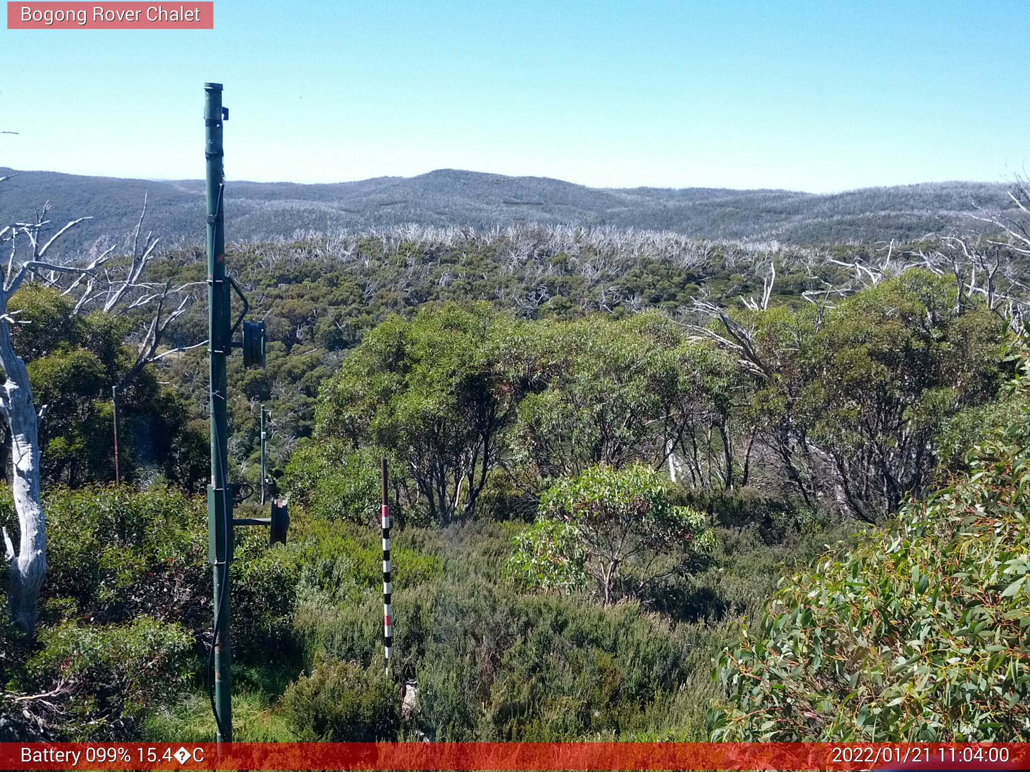 Bogong Web Cam 11:04am Friday 21st of January 2022