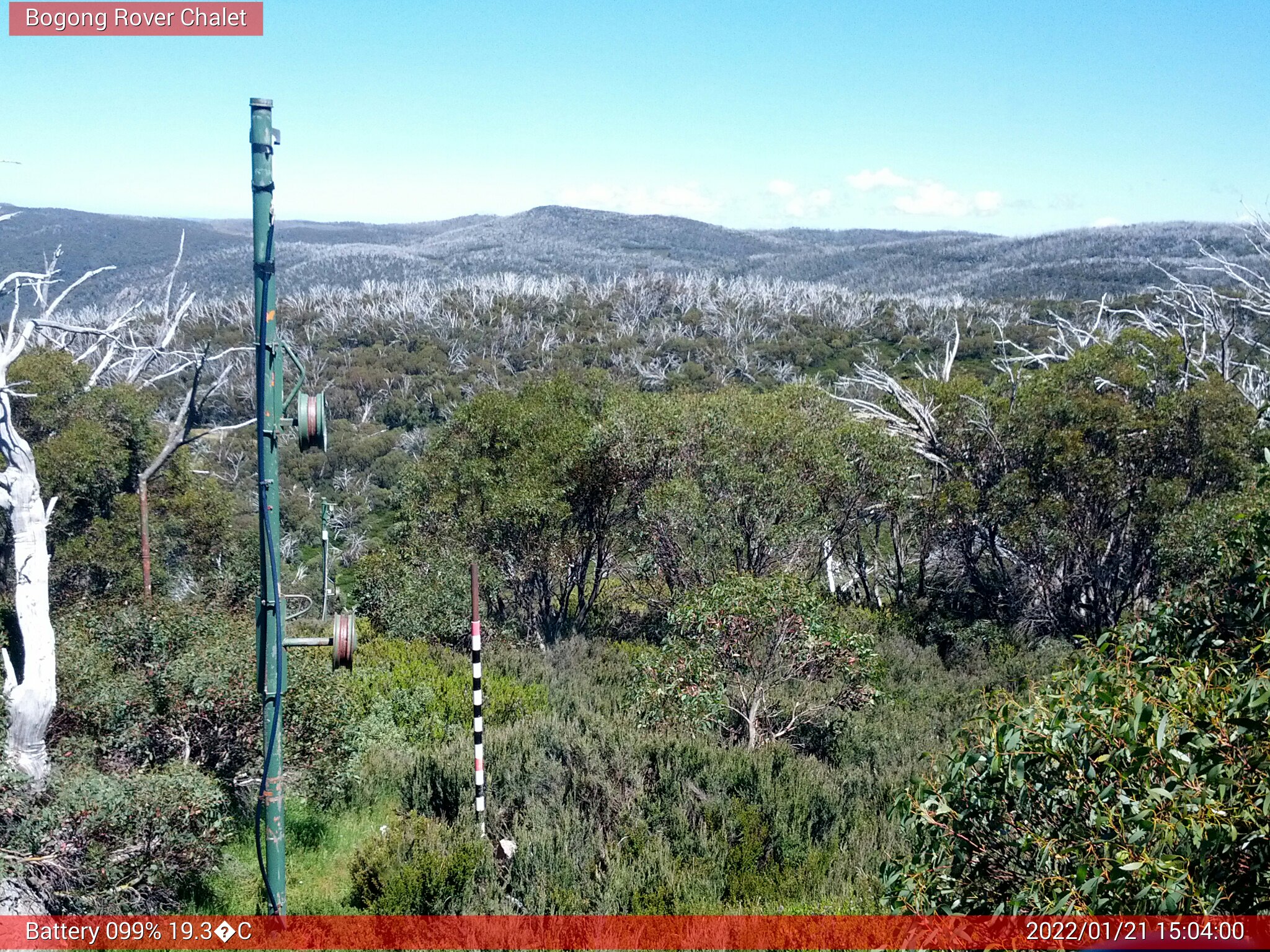 Bogong Web Cam 3:04pm Friday 21st of January 2022