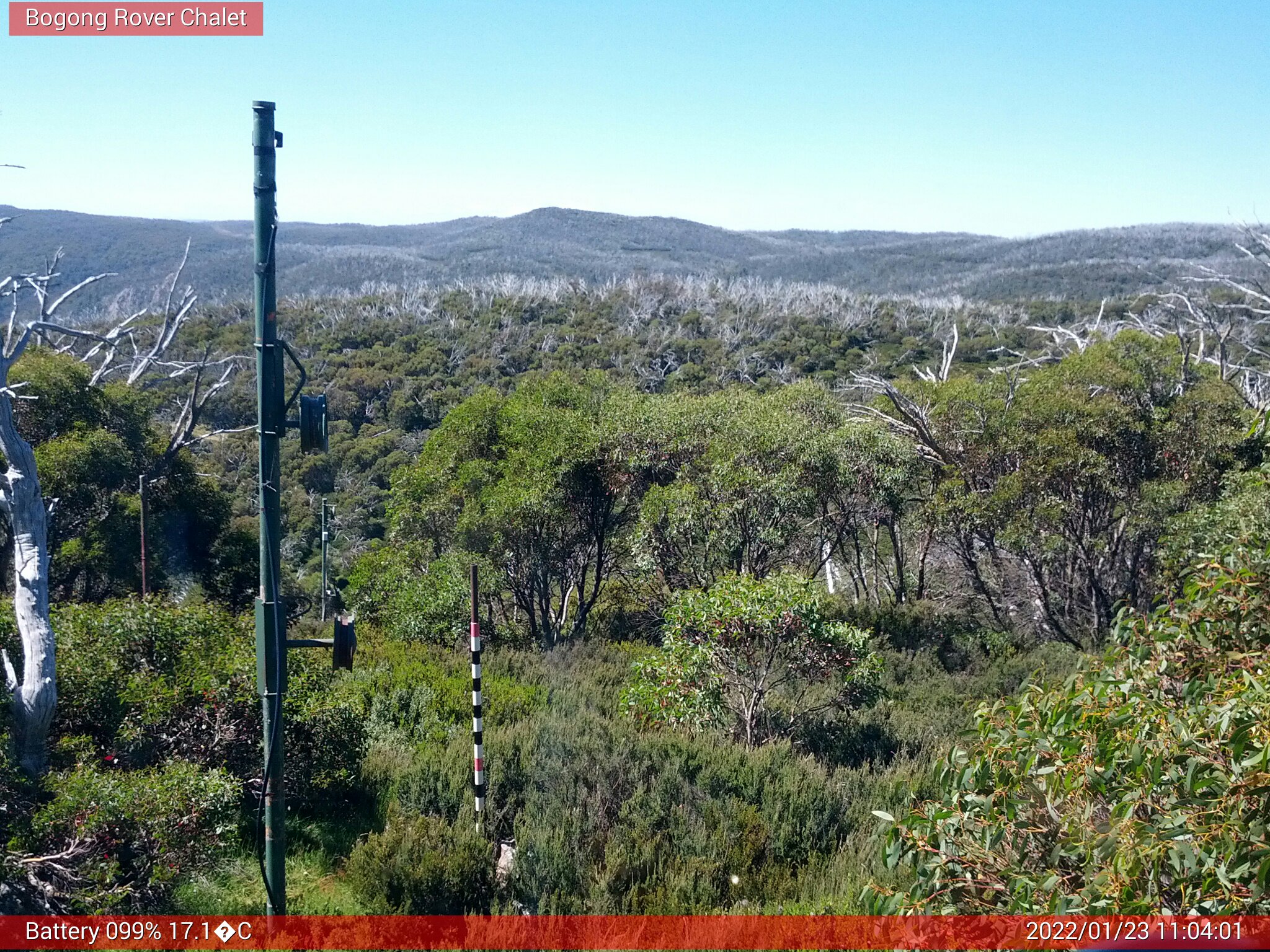 Bogong Web Cam 11:04am Sunday 23rd of January 2022