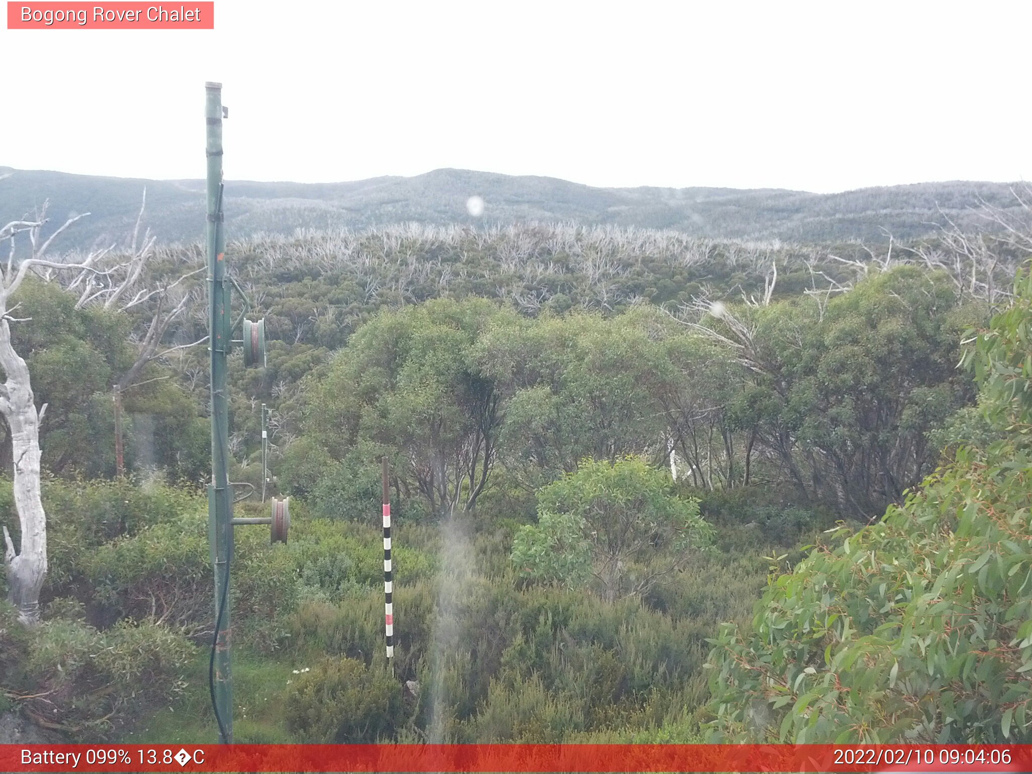 Bogong Web Cam 9:04am Thursday 10th of February 2022