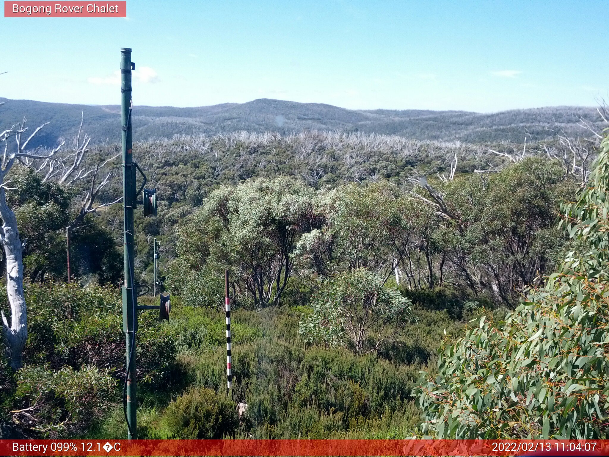 Bogong Web Cam 11:04am Sunday 13th of February 2022