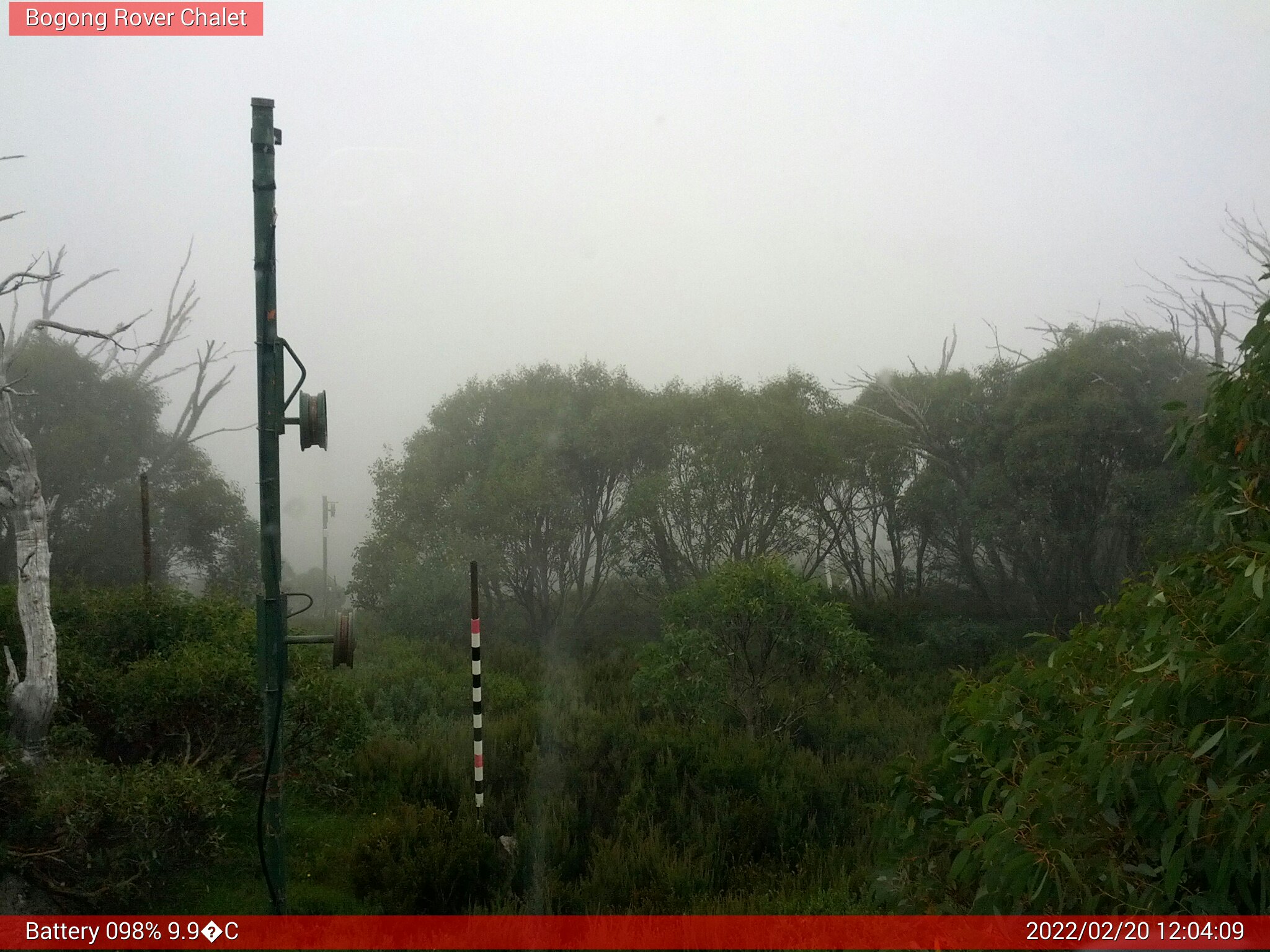 Bogong Web Cam 12:04pm Sunday 20th of February 2022