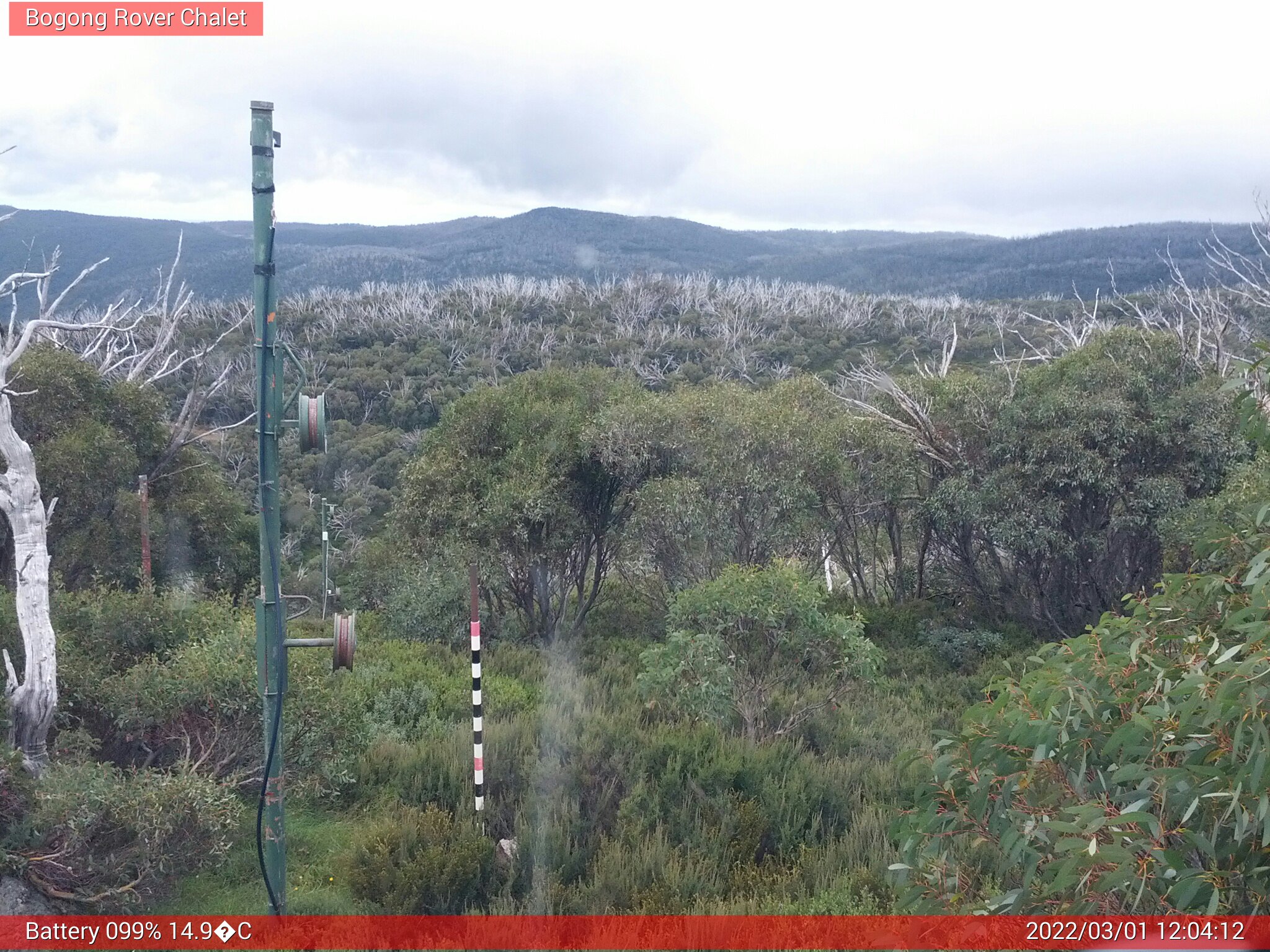 Bogong Web Cam 12:04pm Tuesday 1st of March 2022