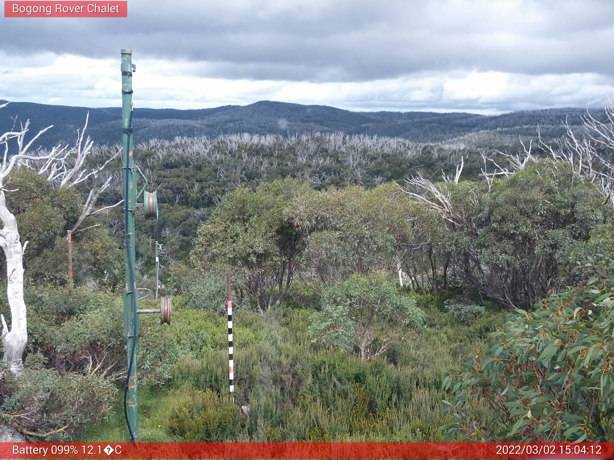 Bogong Web Cam 3:04pm Wednesday 2nd of March 2022