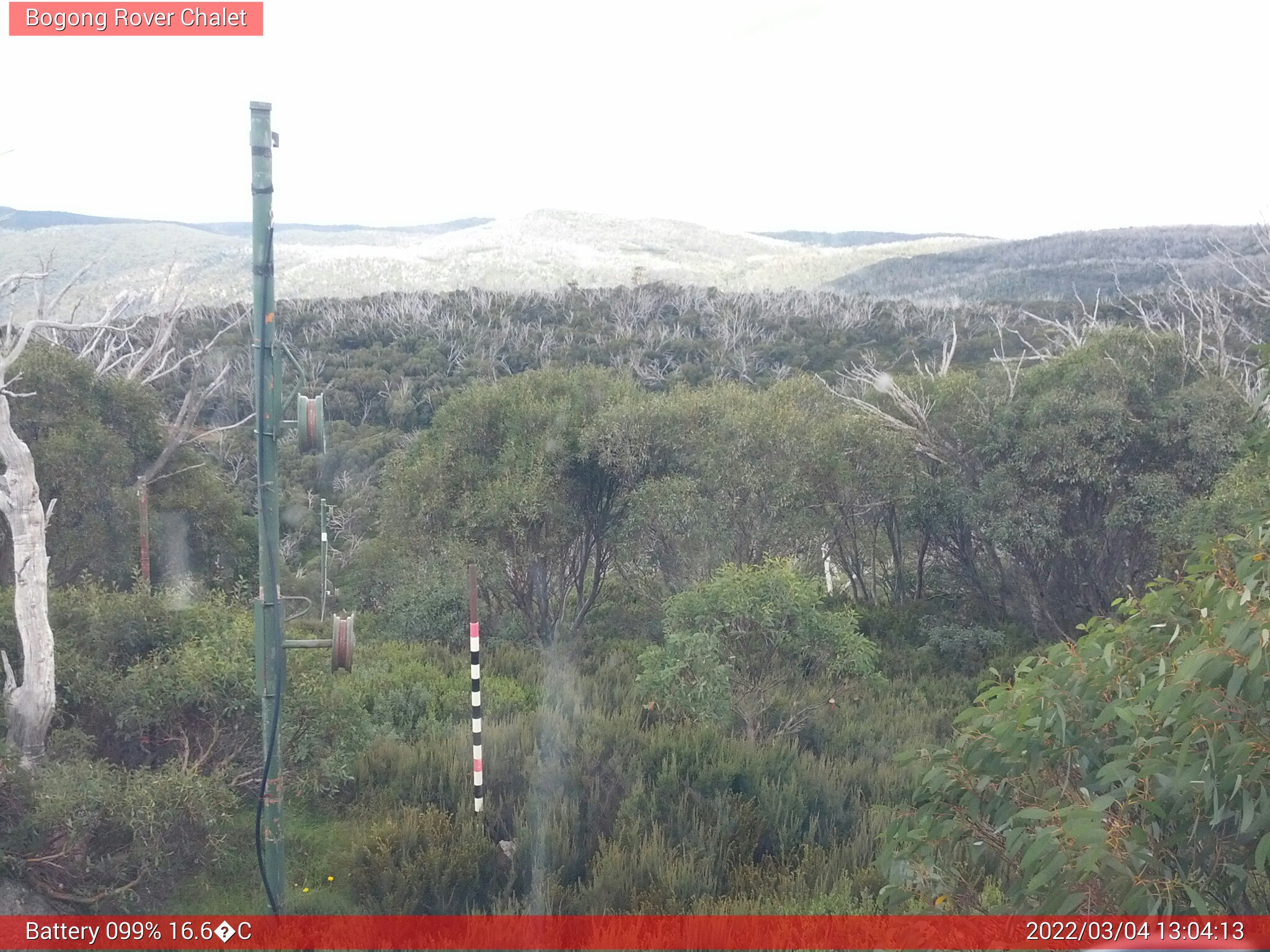 Bogong Web Cam 1:04pm Friday 4th of March 2022