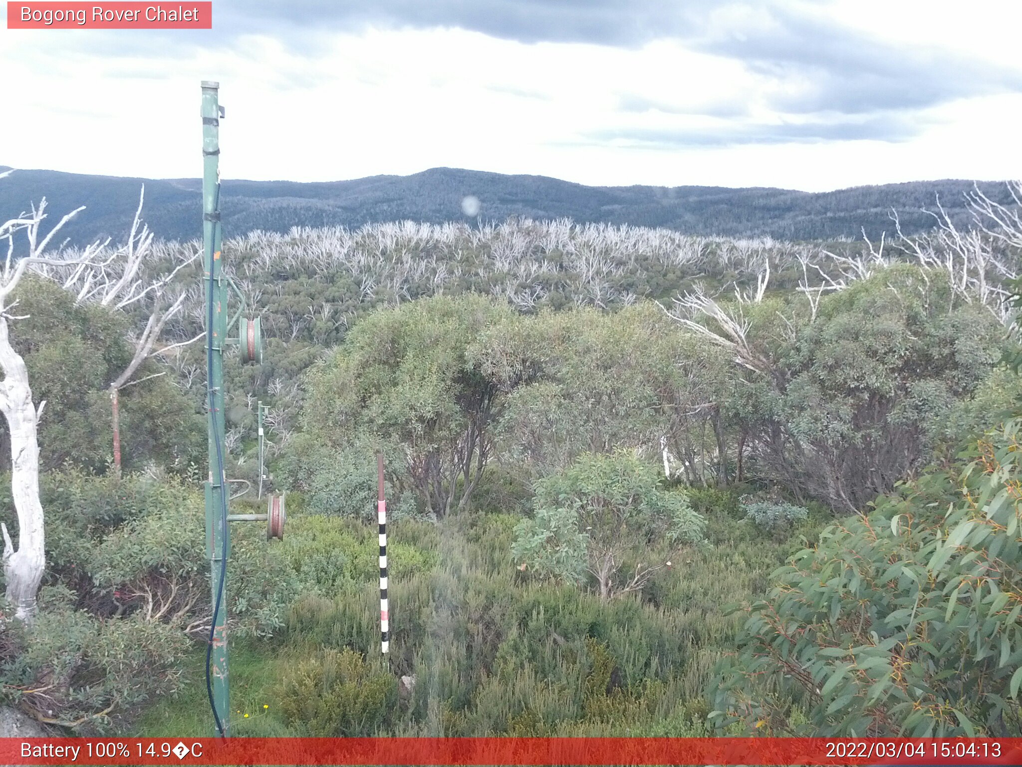 Bogong Web Cam 3:04pm Friday 4th of March 2022