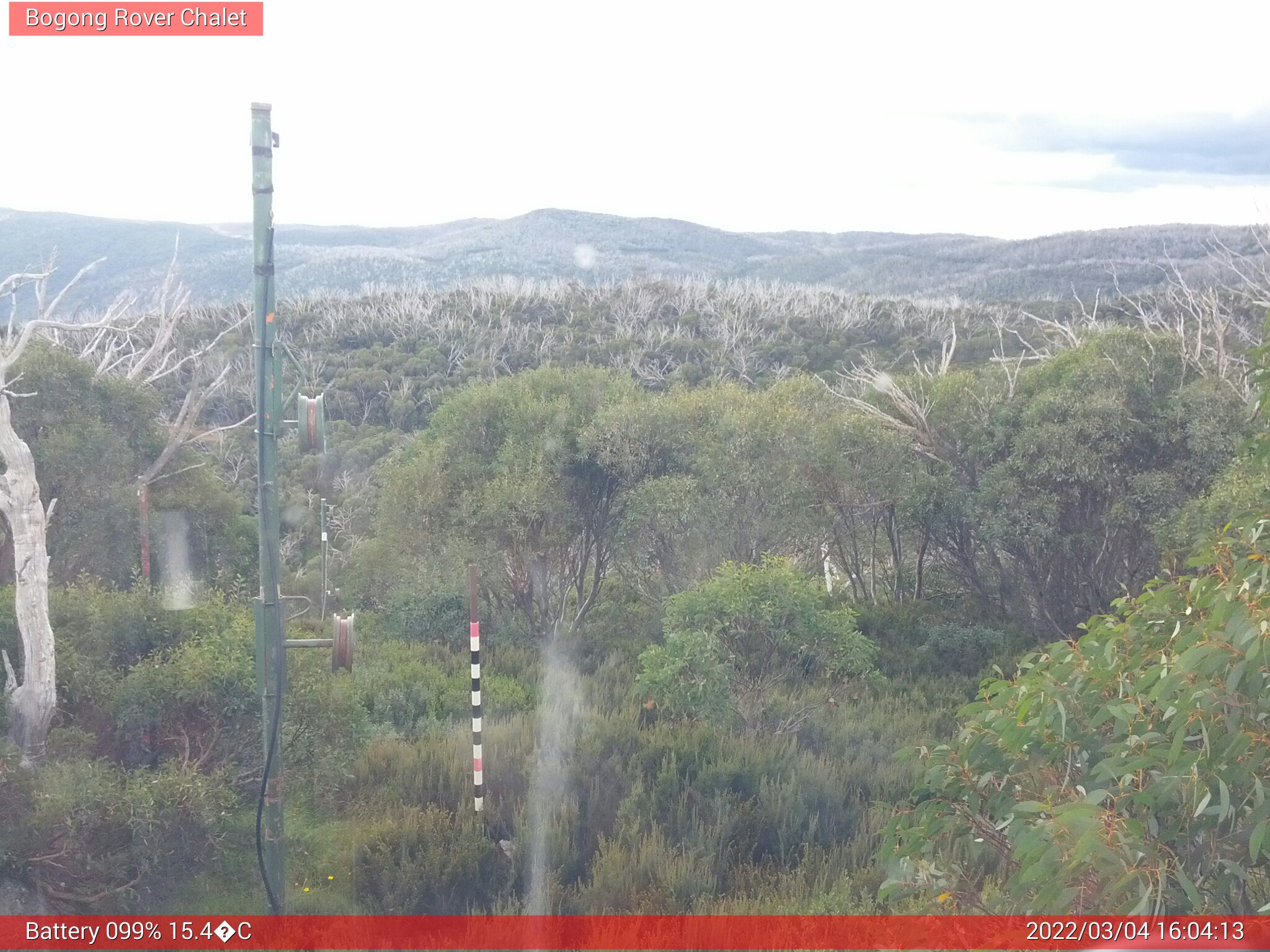 Bogong Web Cam 4:04pm Friday 4th of March 2022