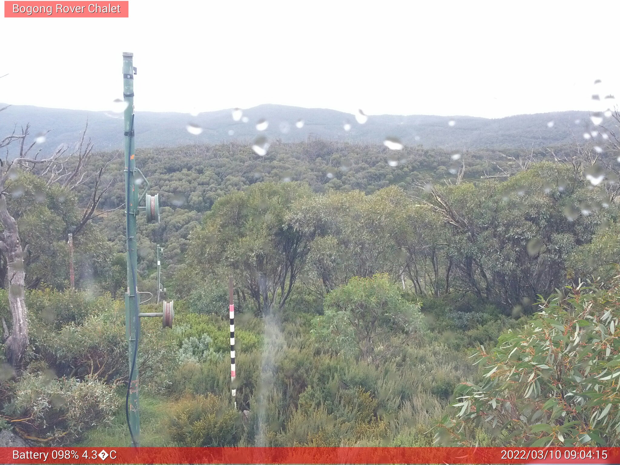 Bogong Web Cam 9:04am Thursday 10th of March 2022