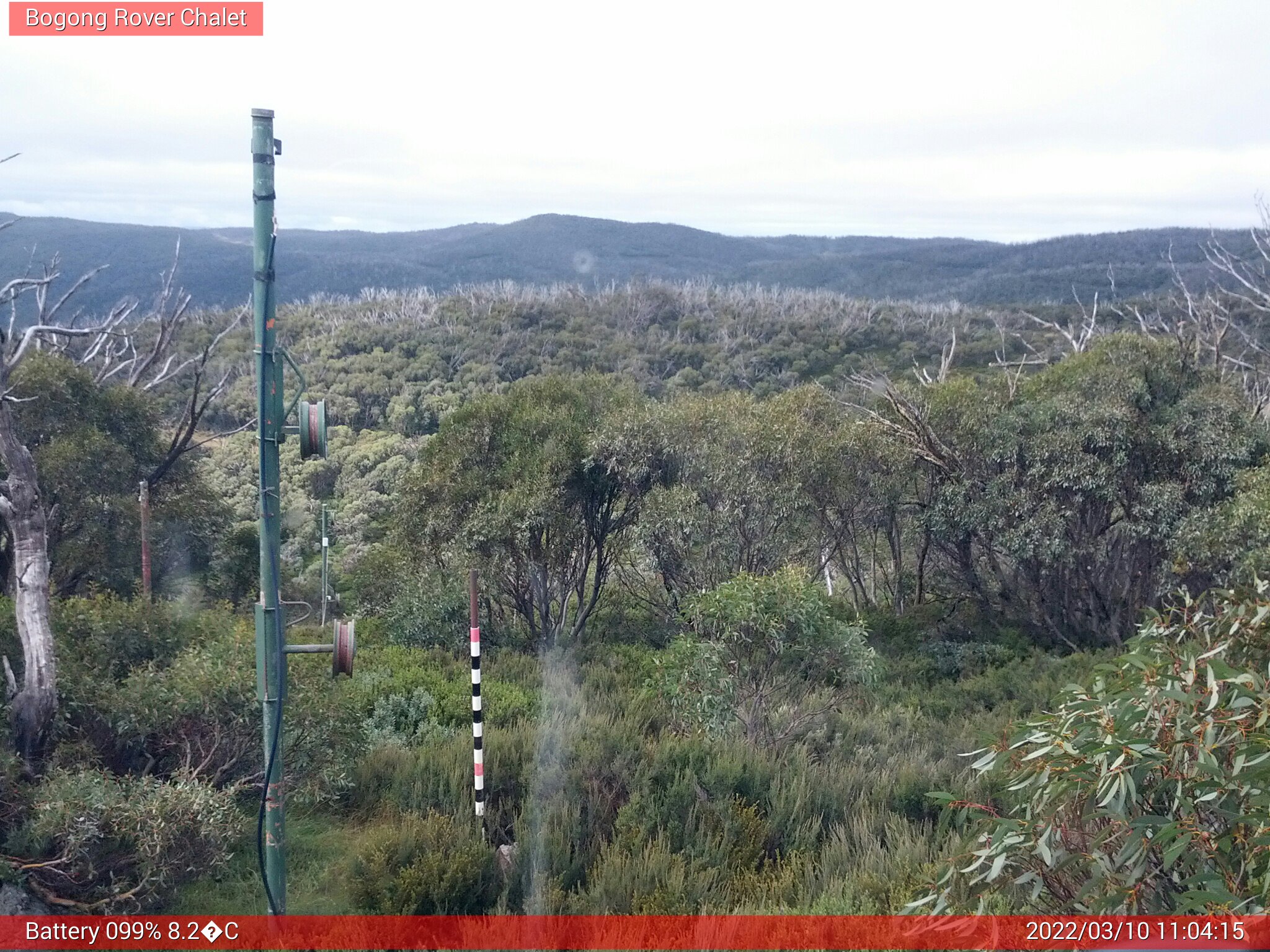 Bogong Web Cam 11:04am Thursday 10th of March 2022