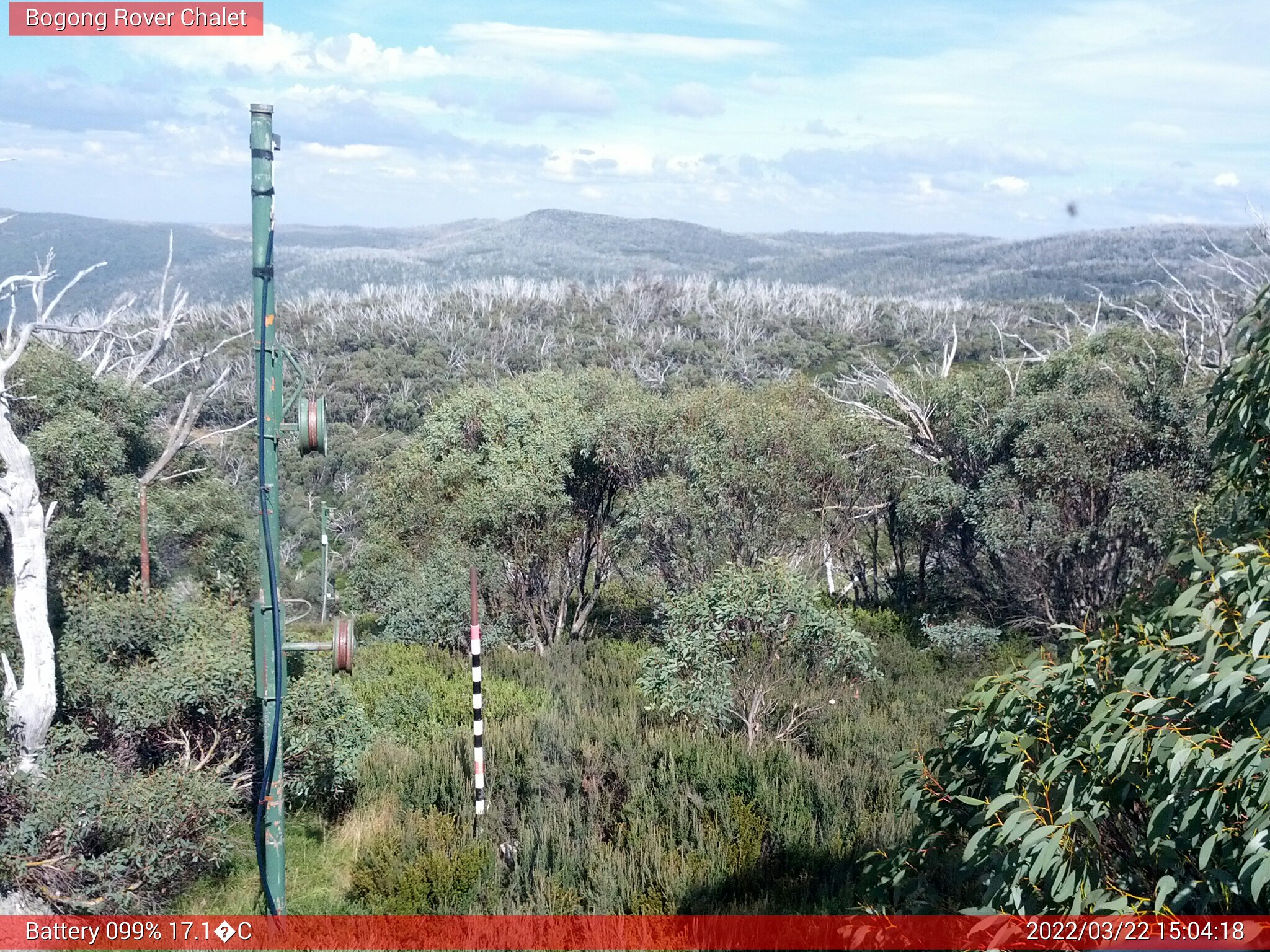 Bogong Web Cam 3:04pm Tuesday 22nd of March 2022