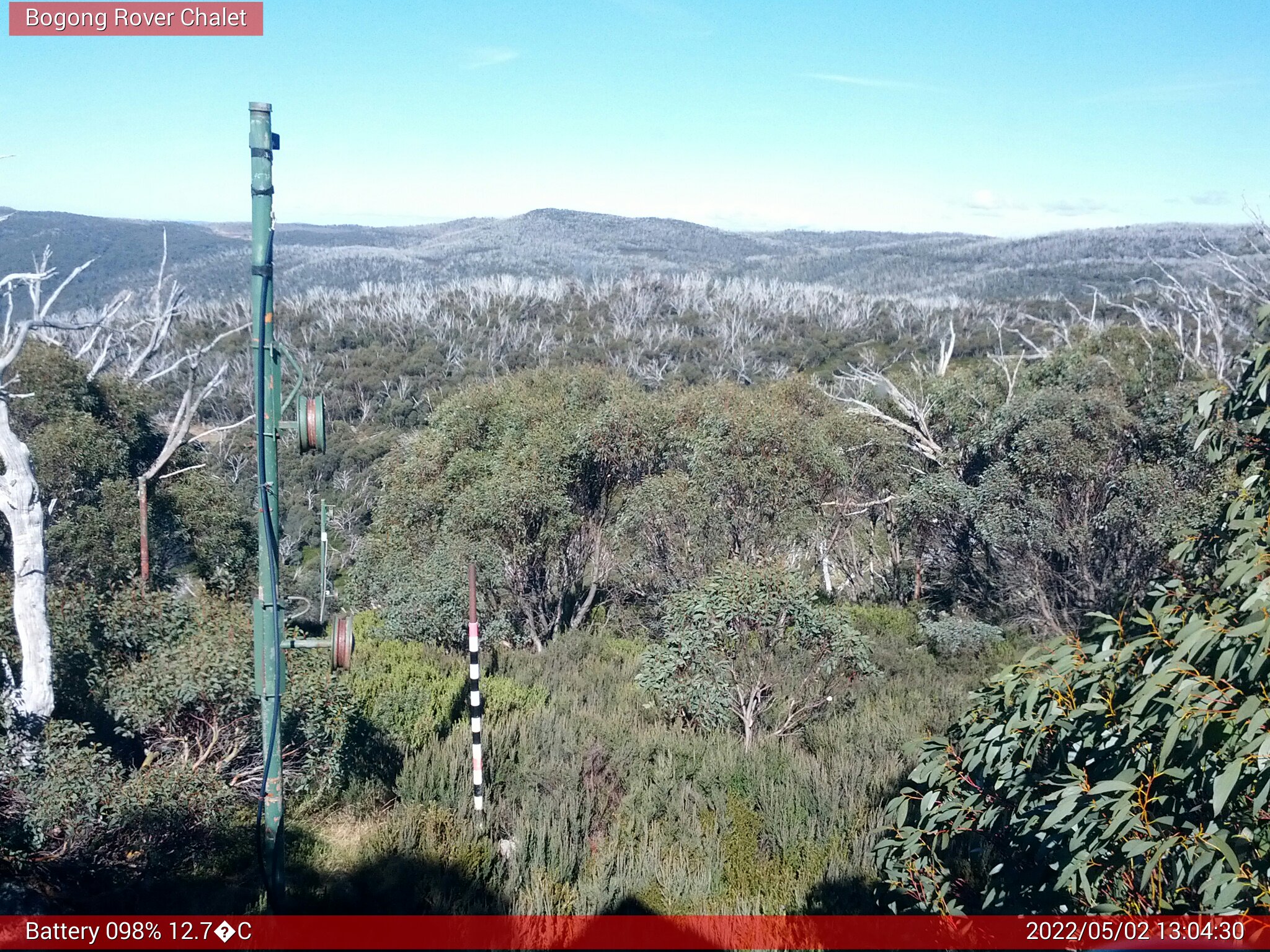 Bogong Web Cam 1:04pm Monday 2nd of May 2022