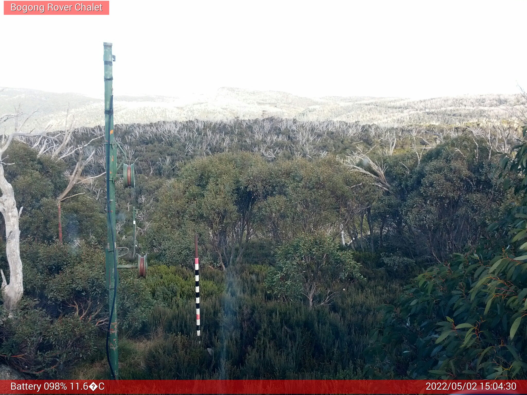 Bogong Web Cam 3:04pm Monday 2nd of May 2022