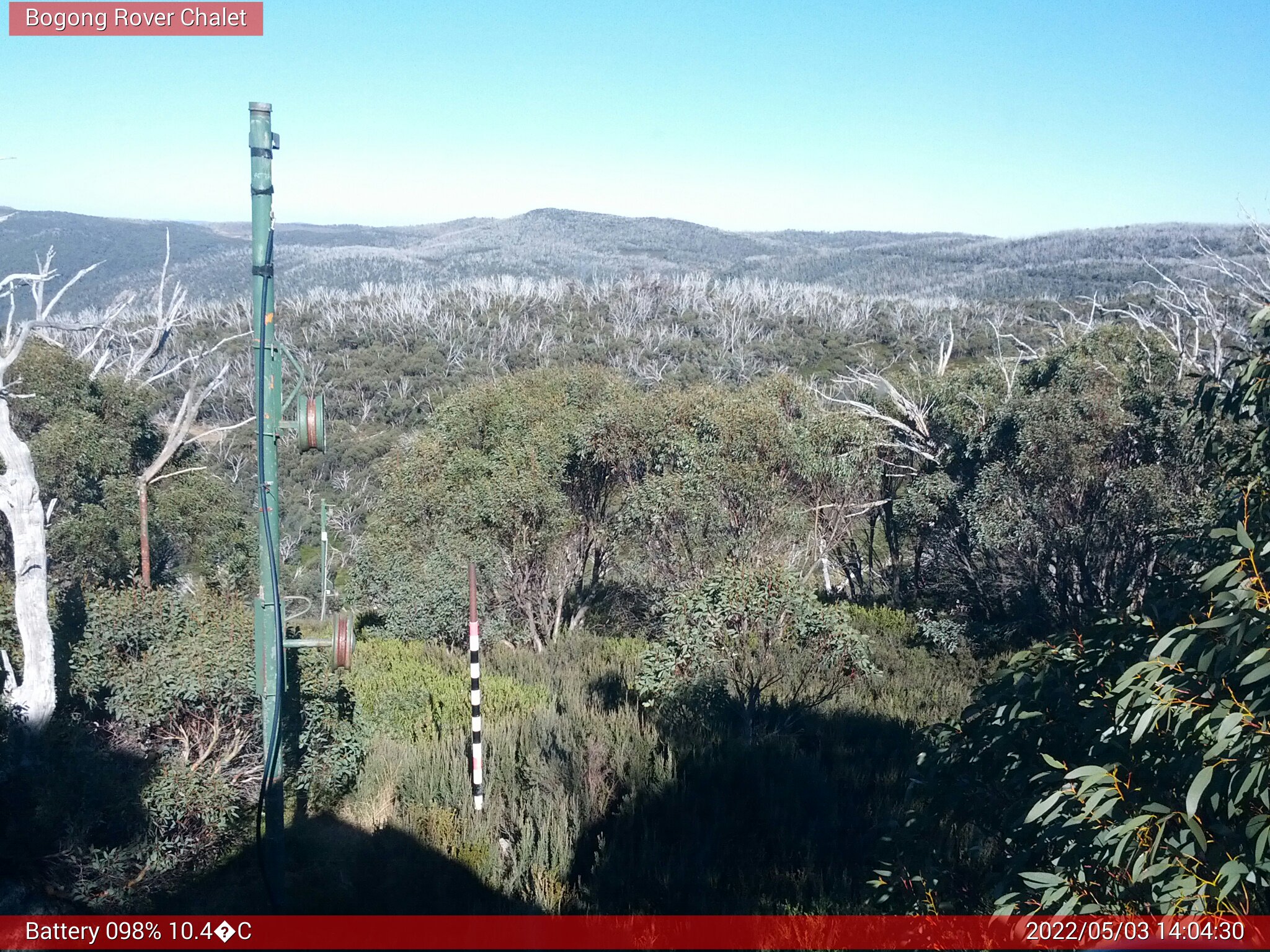 Bogong Web Cam 2:04pm Tuesday 3rd of May 2022