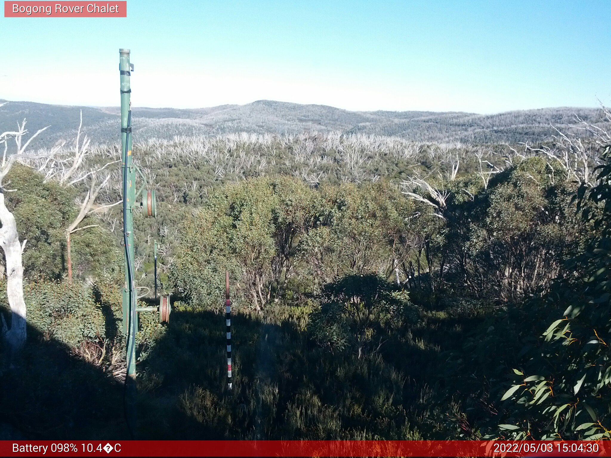 Bogong Web Cam 3:04pm Tuesday 3rd of May 2022